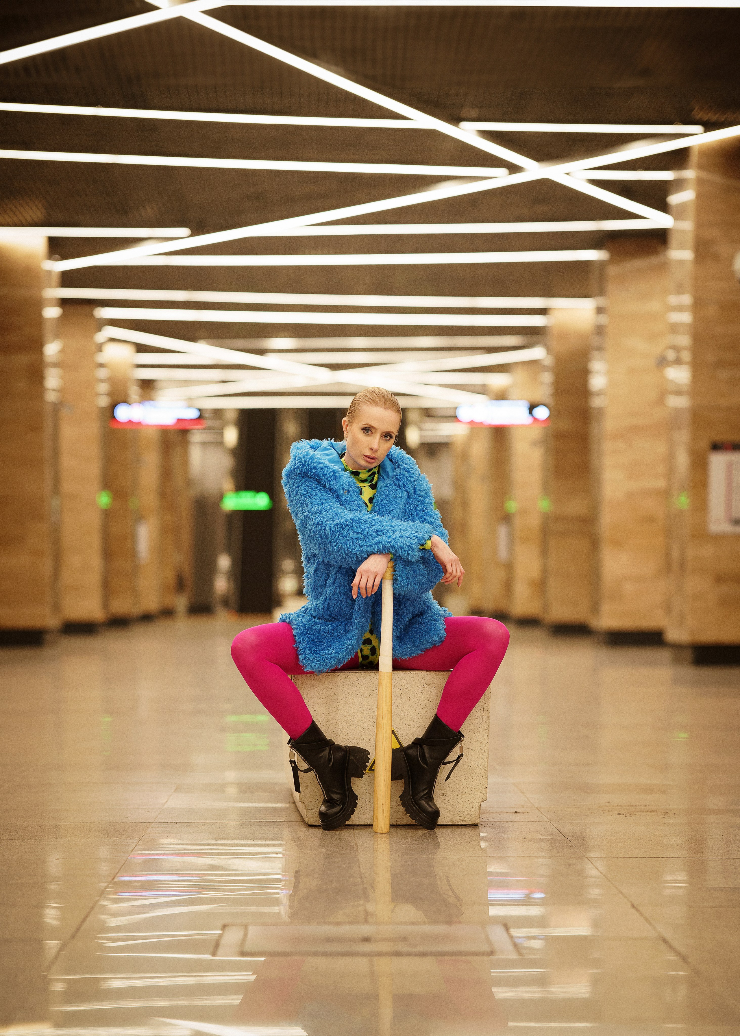 Фотосессия в метро