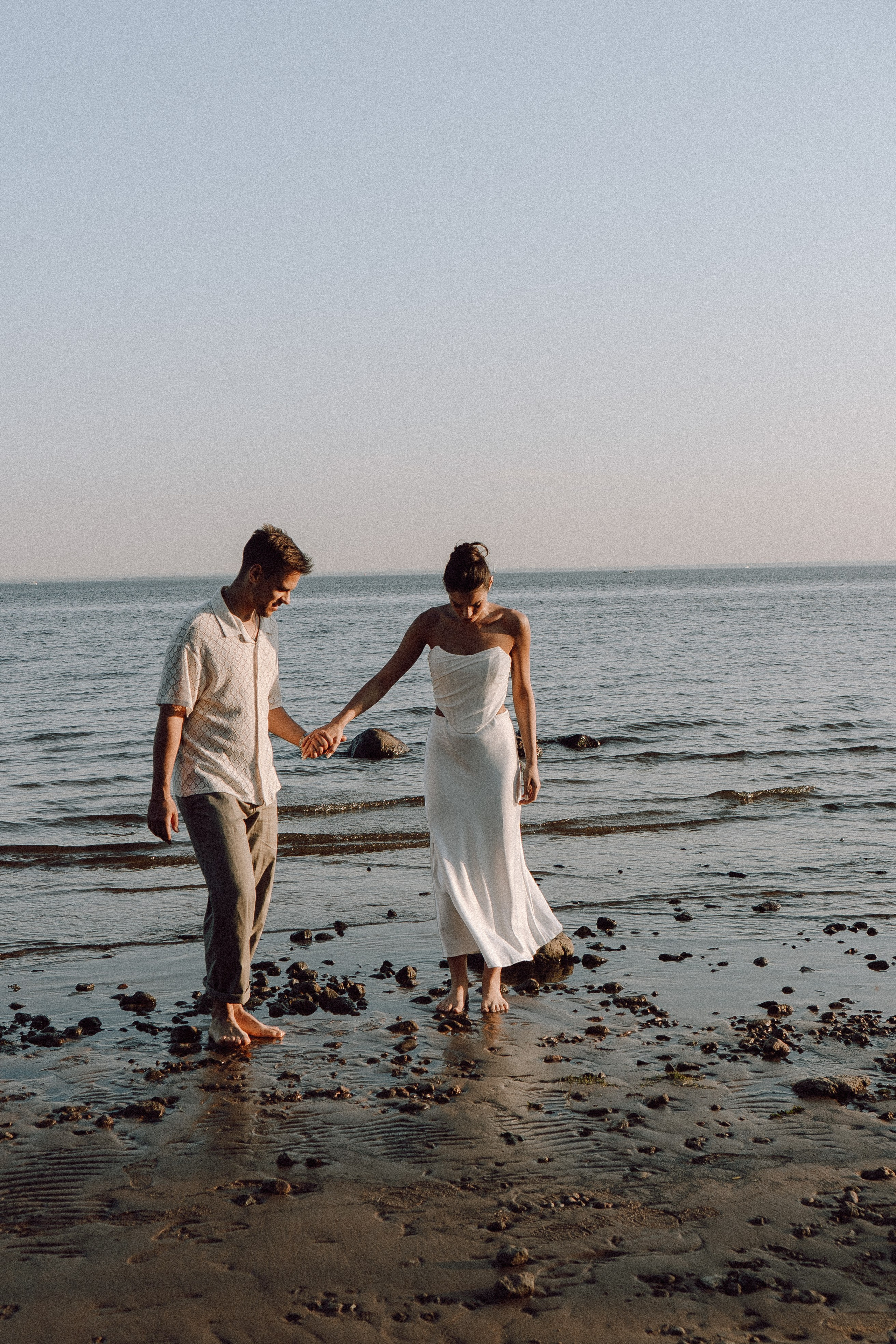 СВАДЕБНАЯ ФОТОСЕССИЯ ВЫЕЗДНОЙ ЦЕРЕМОНИИ (ФИНСКИЙ ЗАЛИВ). Профессиональный фотограф, Санкт-Петербург — Виктория Богомолова