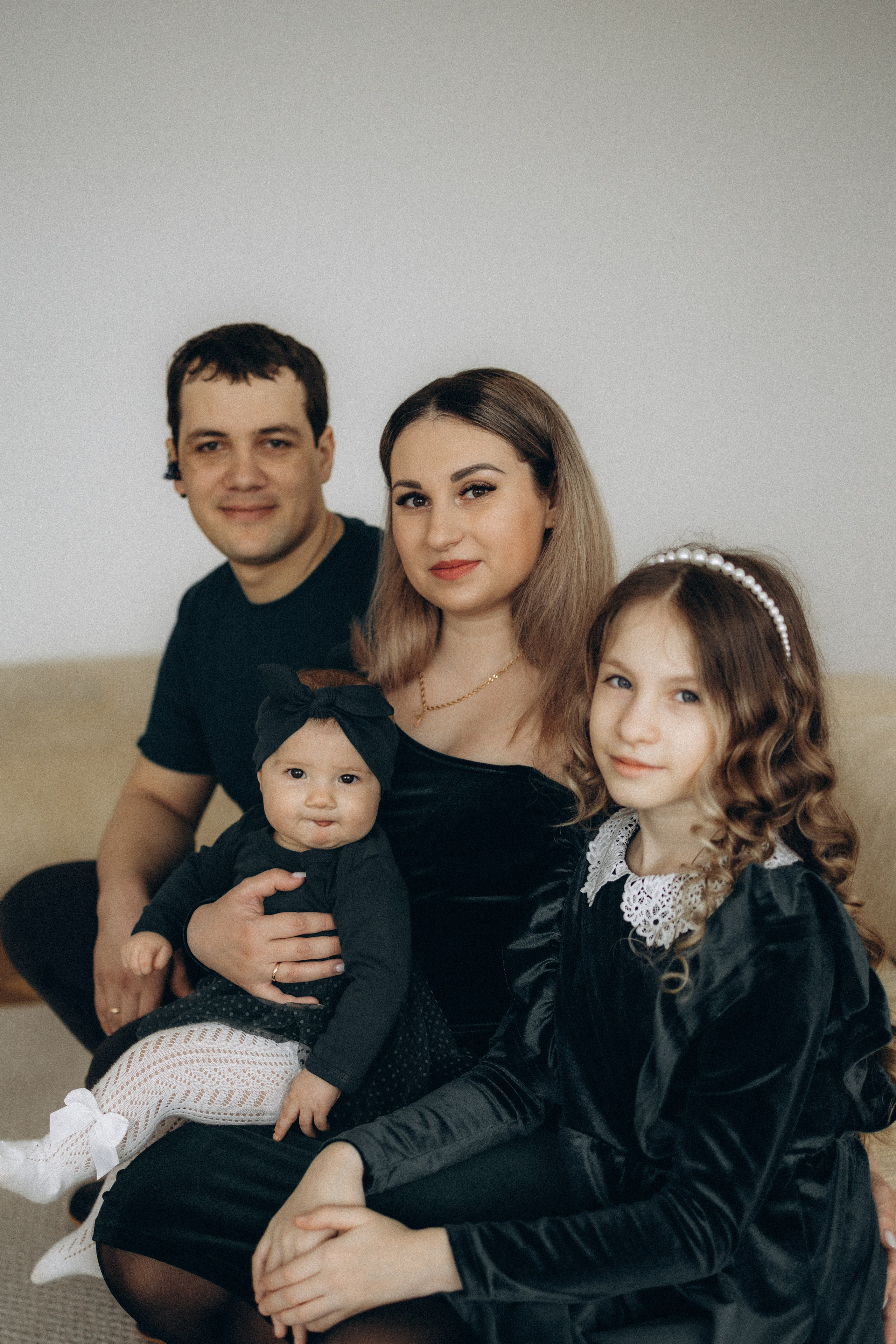 Студийная семейная фотосъемка (6.04.2025) г. Обнинск (Калужская обл.). Надежда Стар семейный и церковный фотограф в Жукове и Калужской области