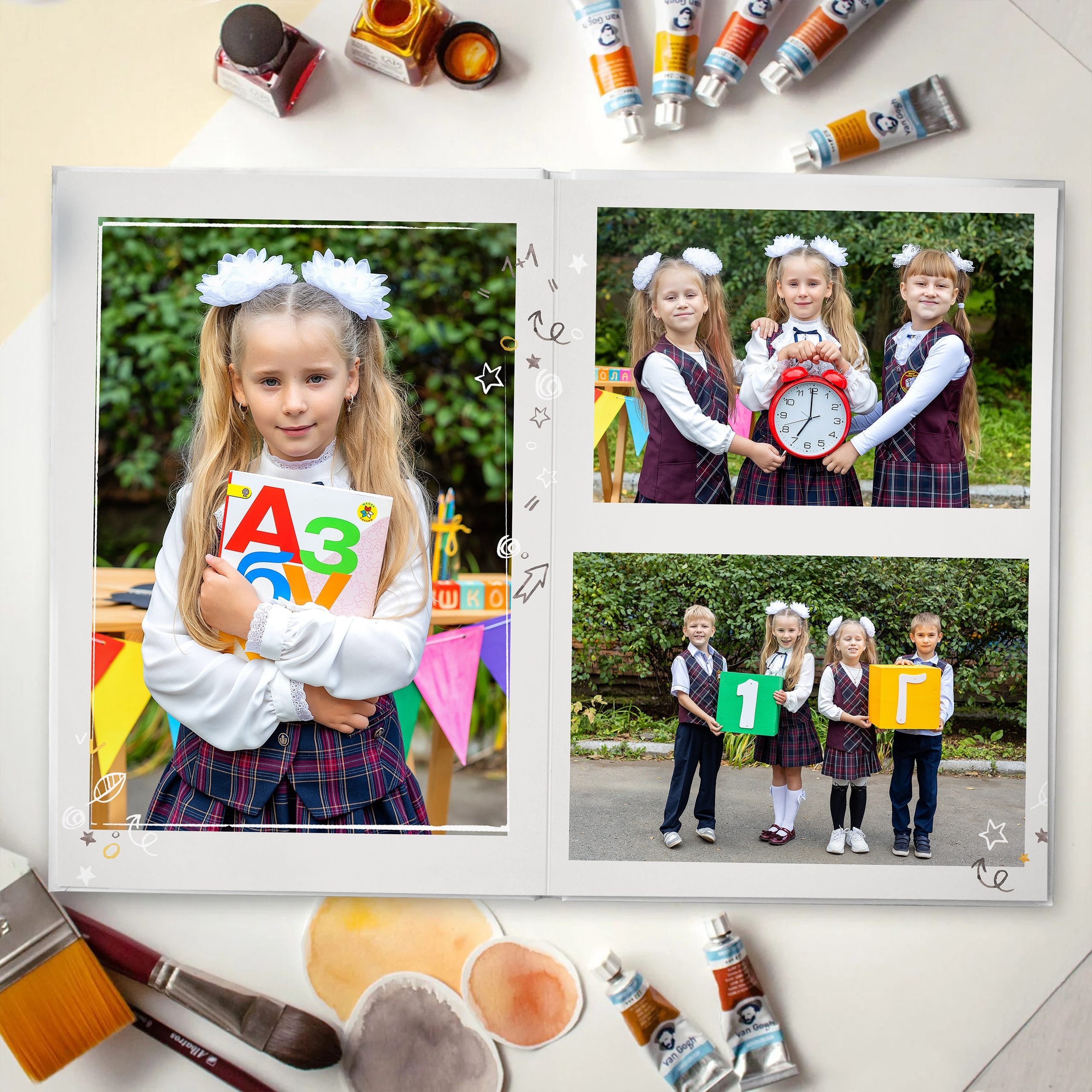 Начальная школа. Стильный выпускной альбом Владивосток фотограф Вероника Мигачева