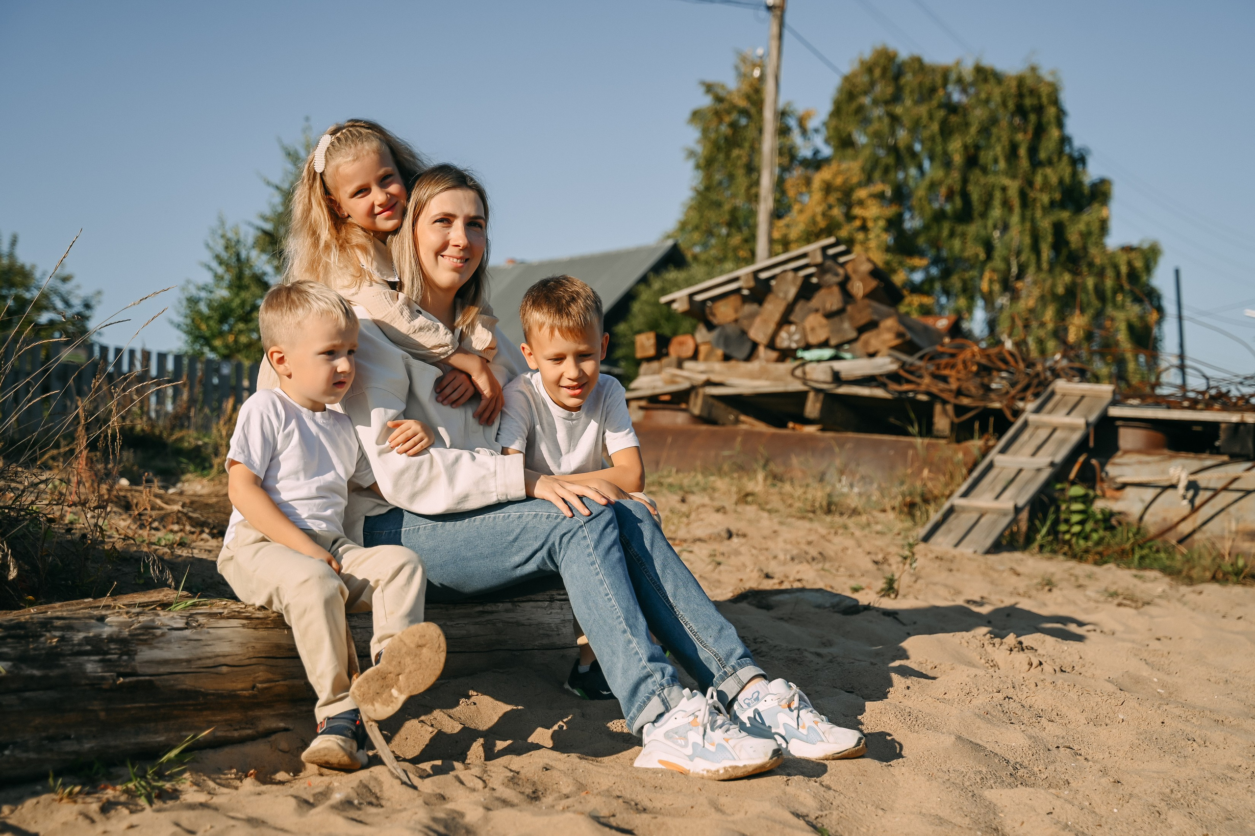 На берегу. Детский и семейный фотограф