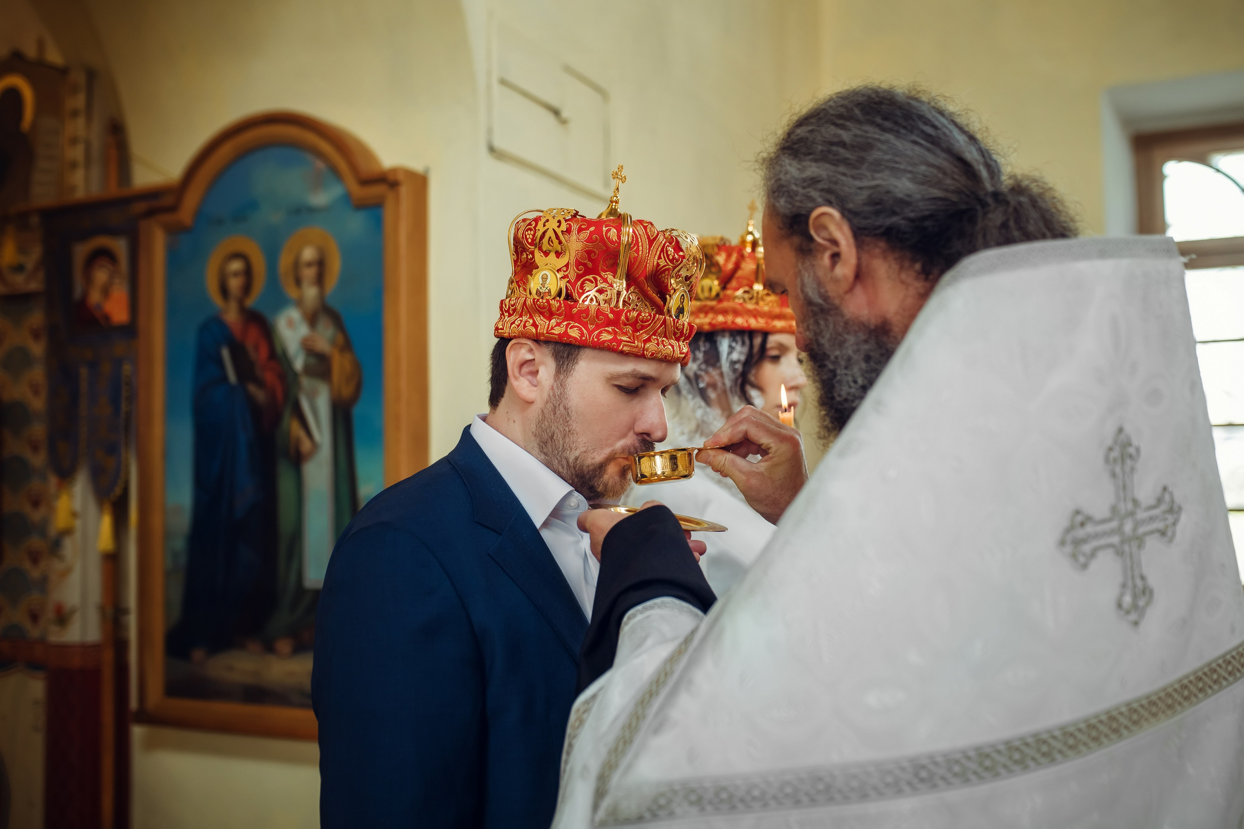 Венчание Игоря и Анны. Фотограф на Крещение, семейный фотограф в Москве