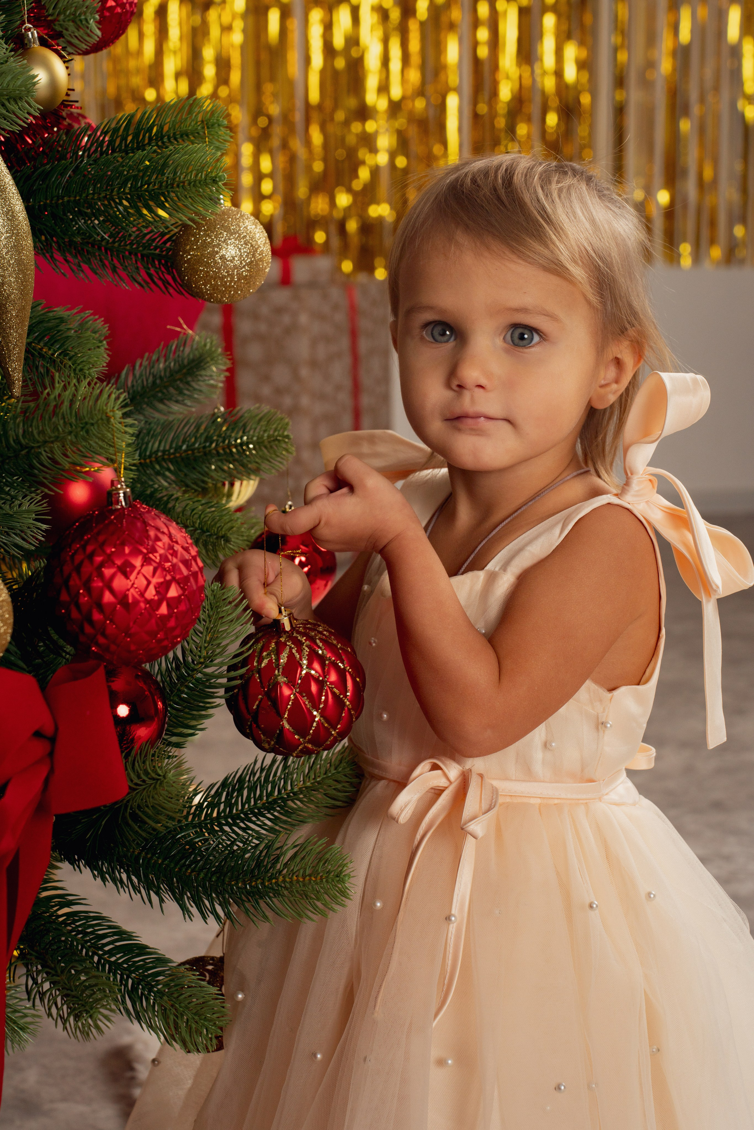 Новогодняя фотосессия в студии