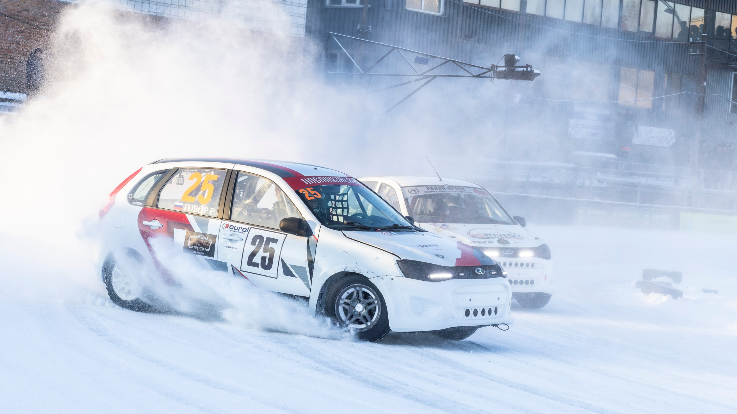 Автогонки «Трек 400» на льду. Bertran Ordo