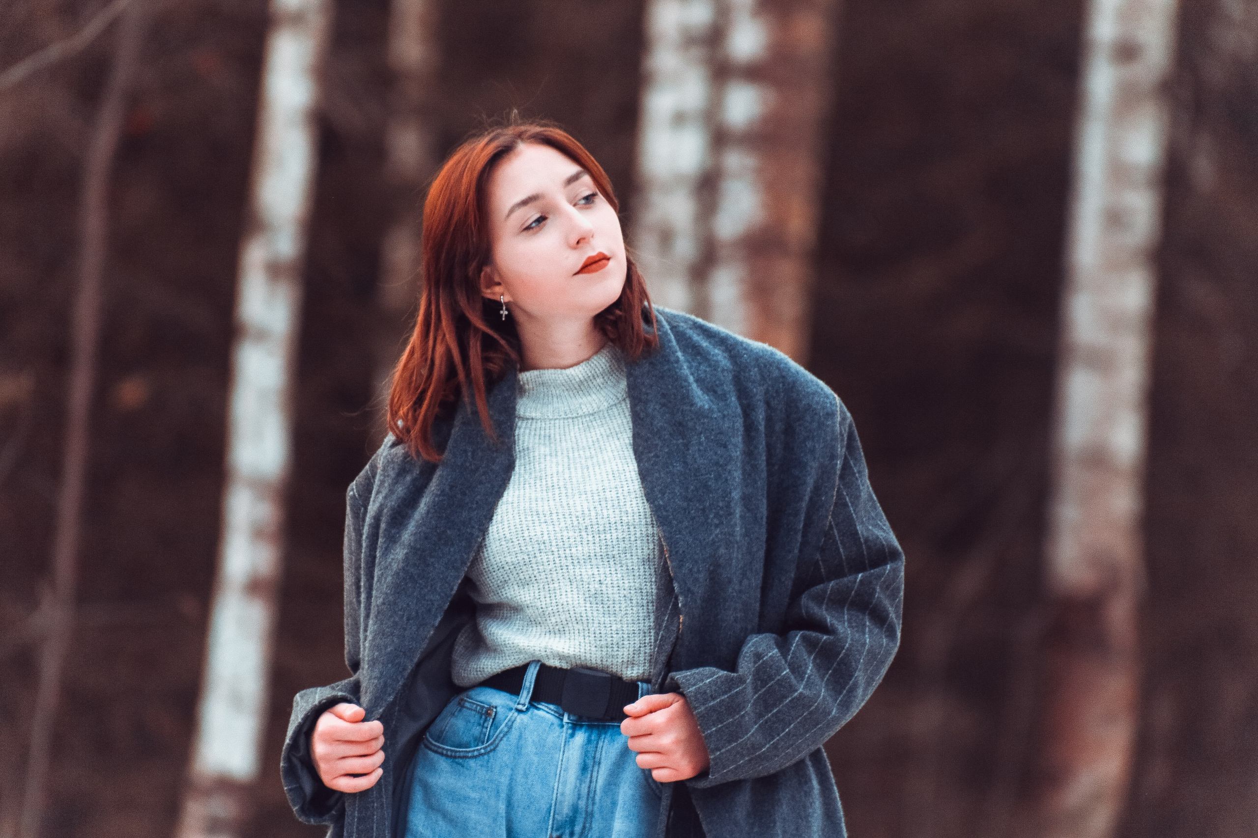 Ксюша в лесу. Фотограф Пермь. Фотосессия в фотостудии Перми и на свежем воздухе