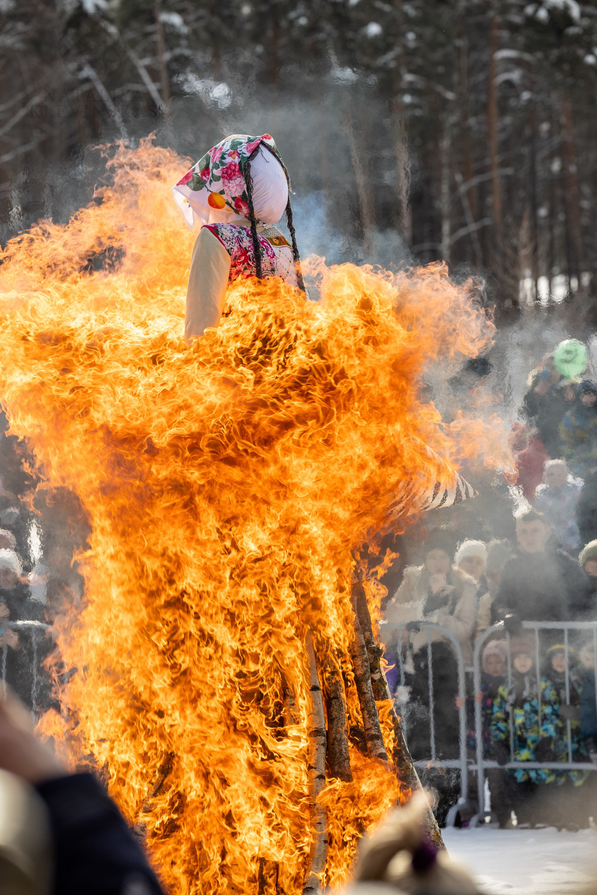 Празднование Масленицы в Берендеевке. Портретный фотограф в Костроме Наталия Клевинскас