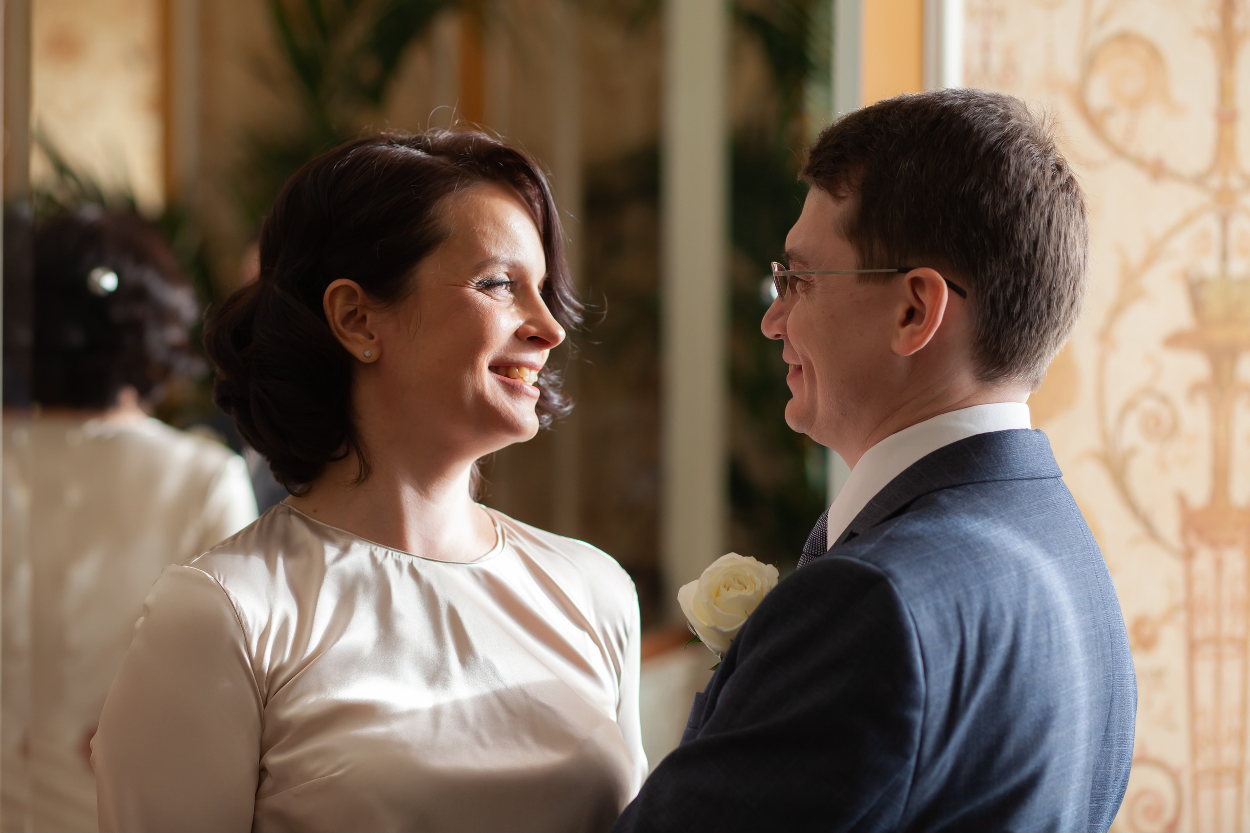 Съемка регистрации в Грибоедовском ЗАГСе. Фотографы в Москве Светлана Устинова и Сергей Грачев