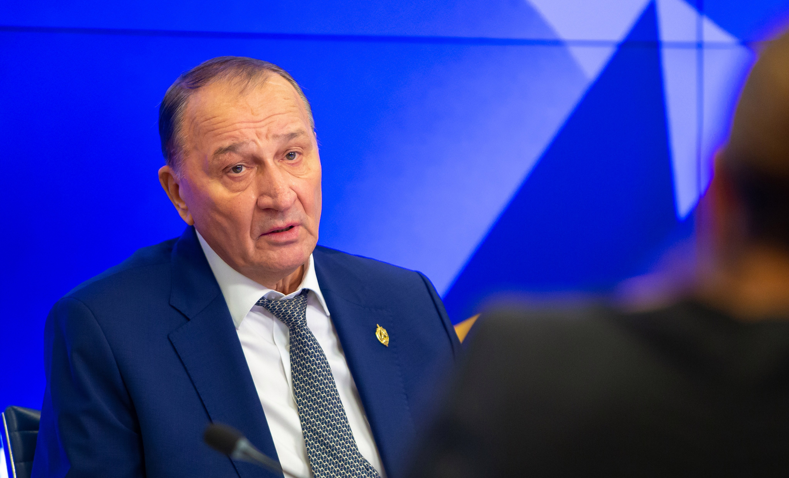 РИА НОВОСТИ. Газета «Спецназ России». Пресс-конференция к 45-летию ввода советских войск в Афганистан. Фотостудия в Москве LUXARTPHOTO