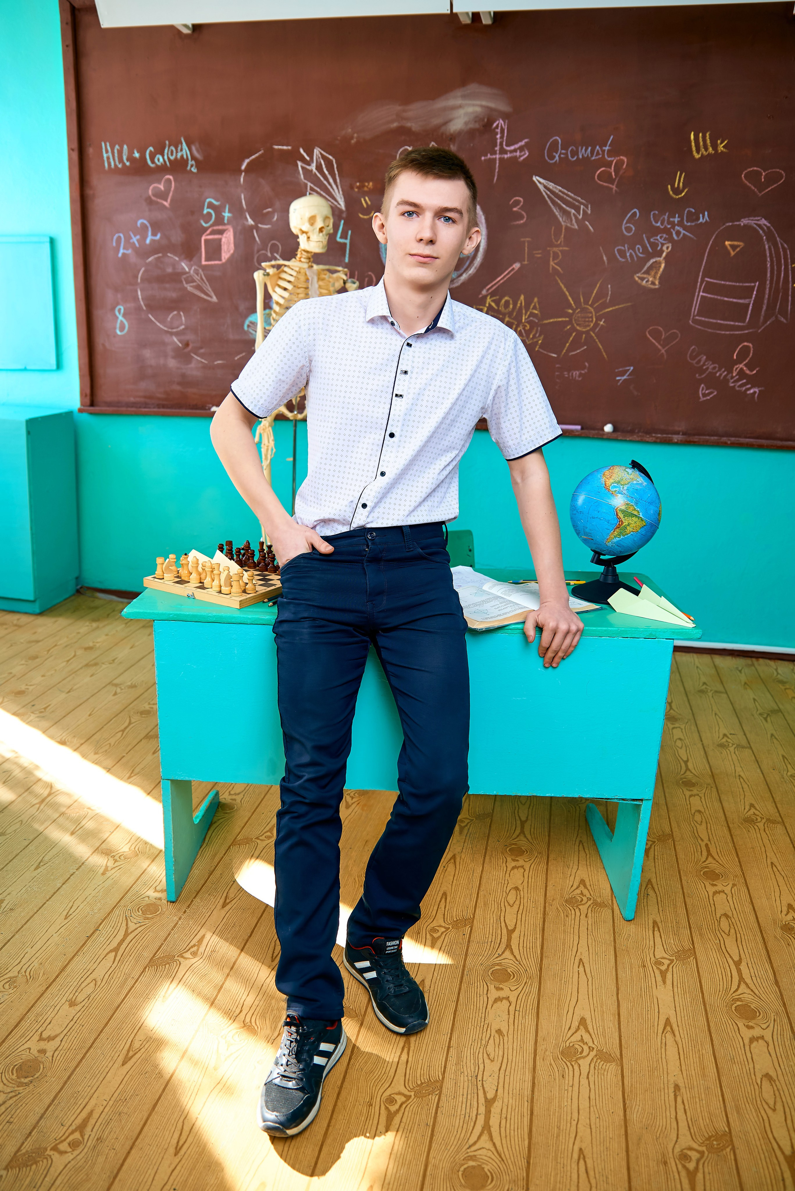 9А класс Хотынецкая СОШ выпуск 2024. Фотограф в Орле Павел Черкасов