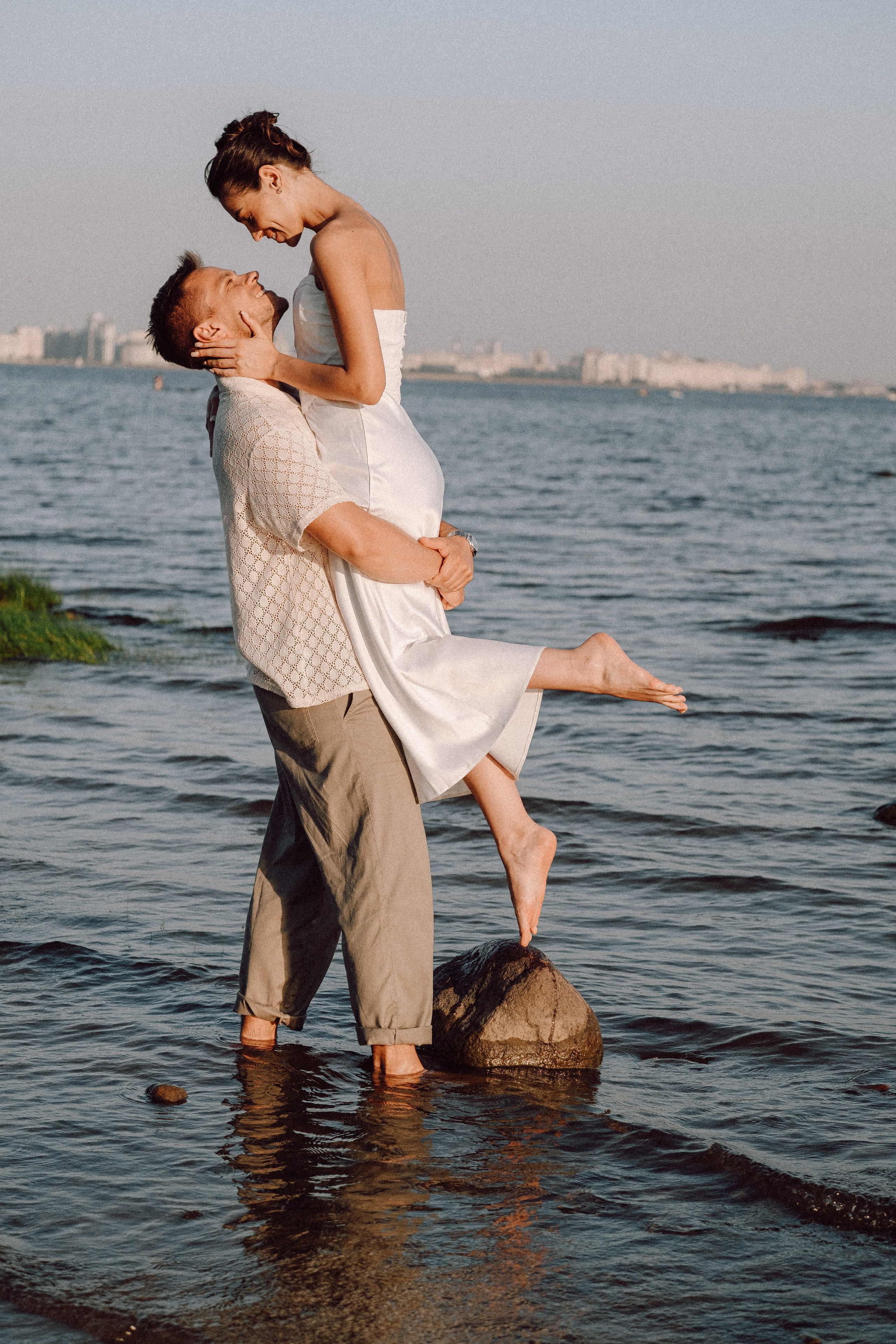 СВАДЕБНАЯ ФОТОСЕССИЯ ВЫЕЗДНОЙ ЦЕРЕМОНИИ (ФИНСКИЙ ЗАЛИВ). Профессиональный фотограф, Санкт-Петербург — Виктория Богомолова