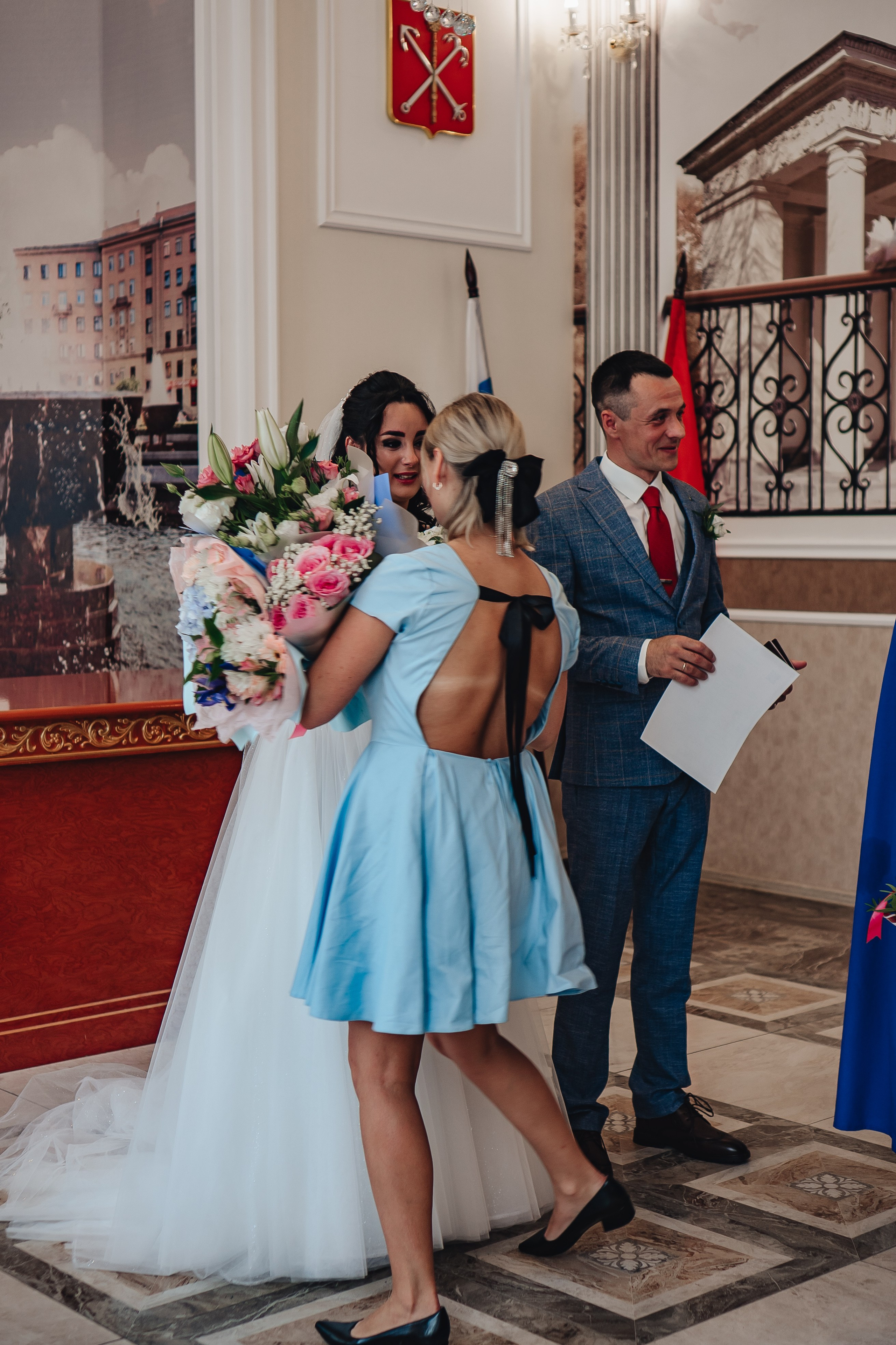 СВАДЕБНАЯ СЬЕМКА В ЗАГСЕ НА МОСКОВСКОМ ПРОСПЕКТЕ. Профессиональный фотограф, Санкт-Петербург — Виктория Богомолова