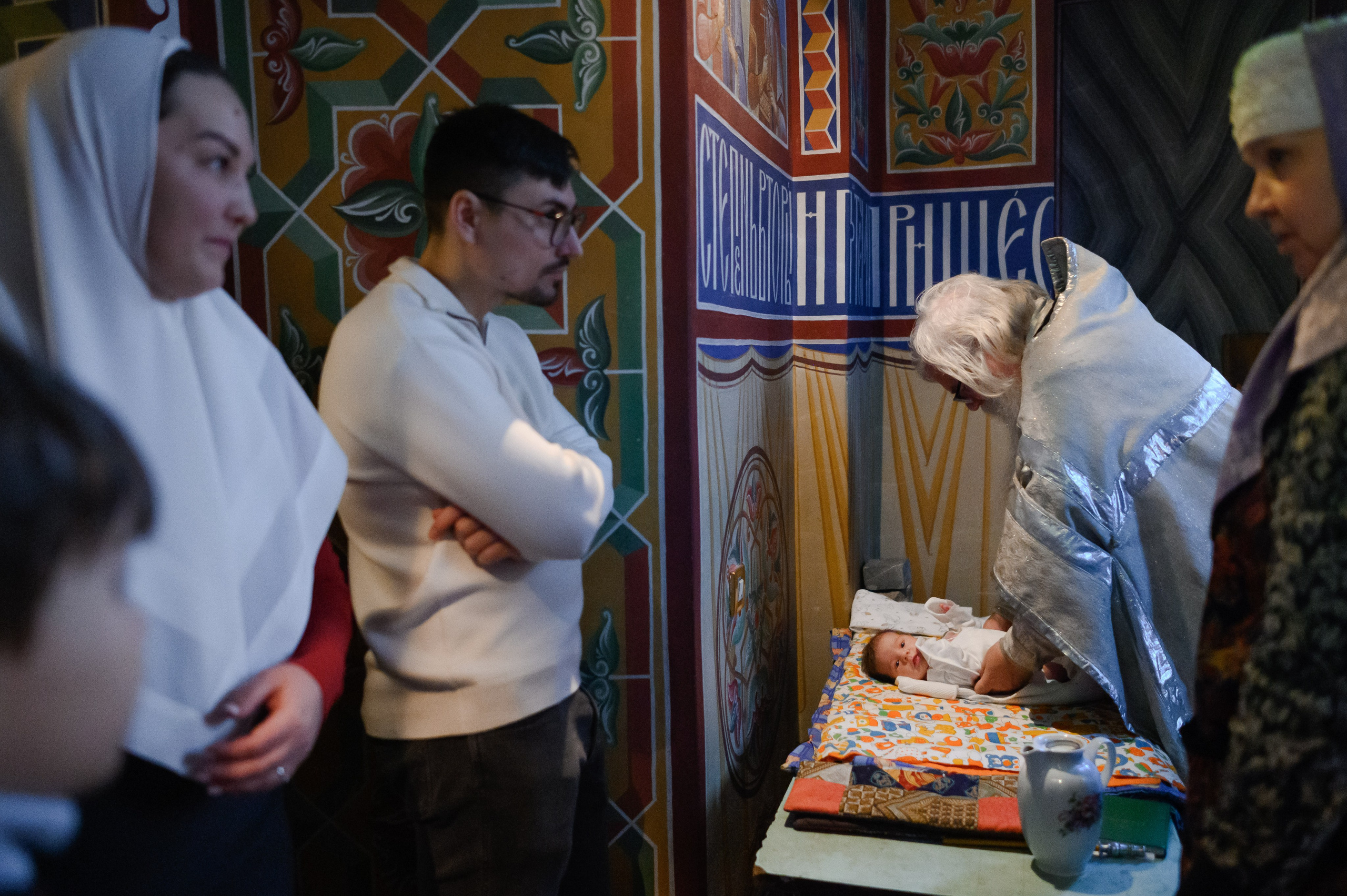 Крещение в Старообрядческом храме (Москва). Семейный и свадебный фотограф в Санкт-Петербурге Серафима Смирнова