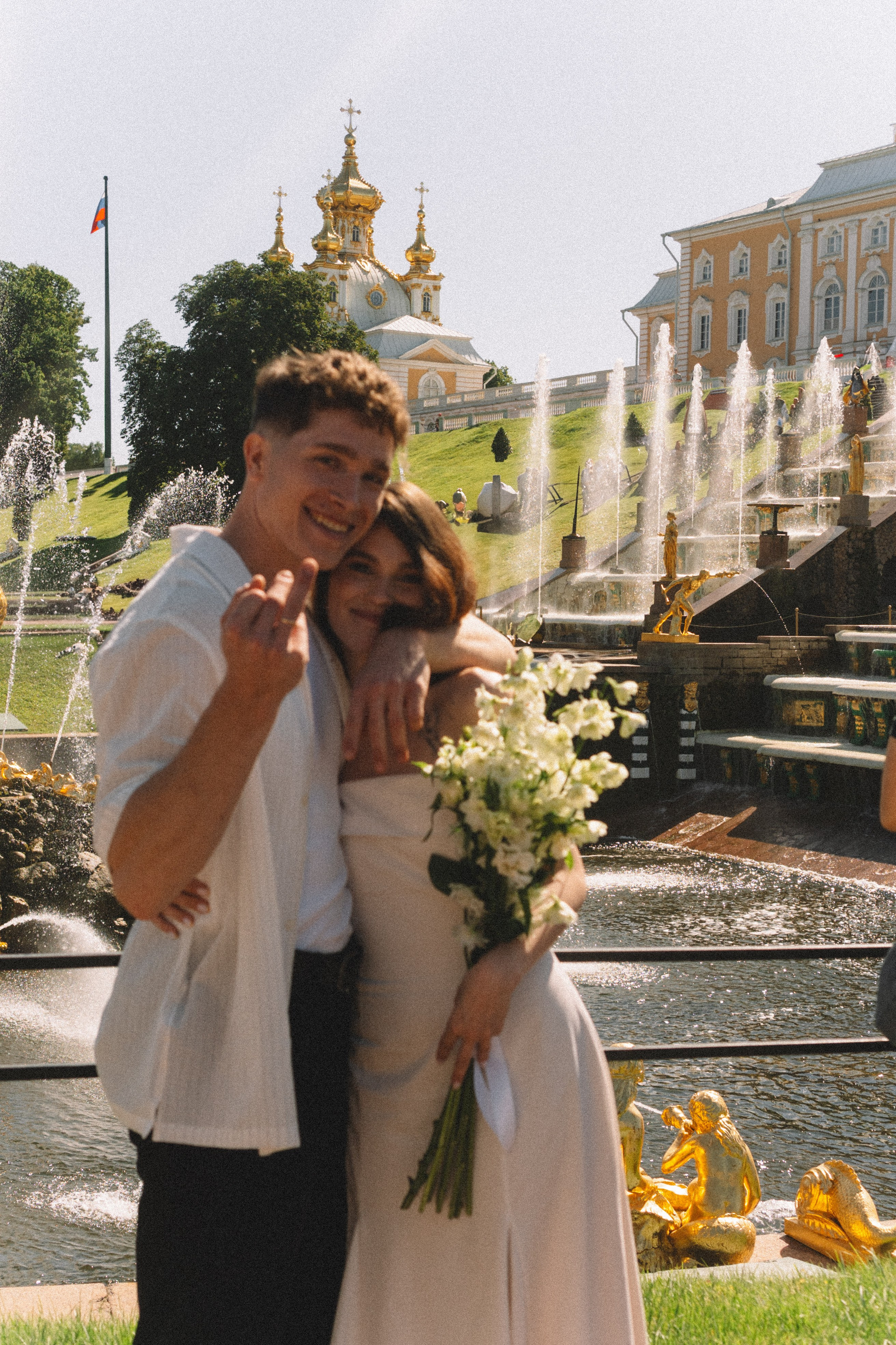 СВАДЕБНАЯ СЬЕМКА В ПЕТЕРГОФЕ И СЬЕМКА РЕПОРТАЖА В ЗАГСЕ ПЕТЕРГОФА. Профессиональный фотограф, Санкт-Петербург — Виктория Богомолова