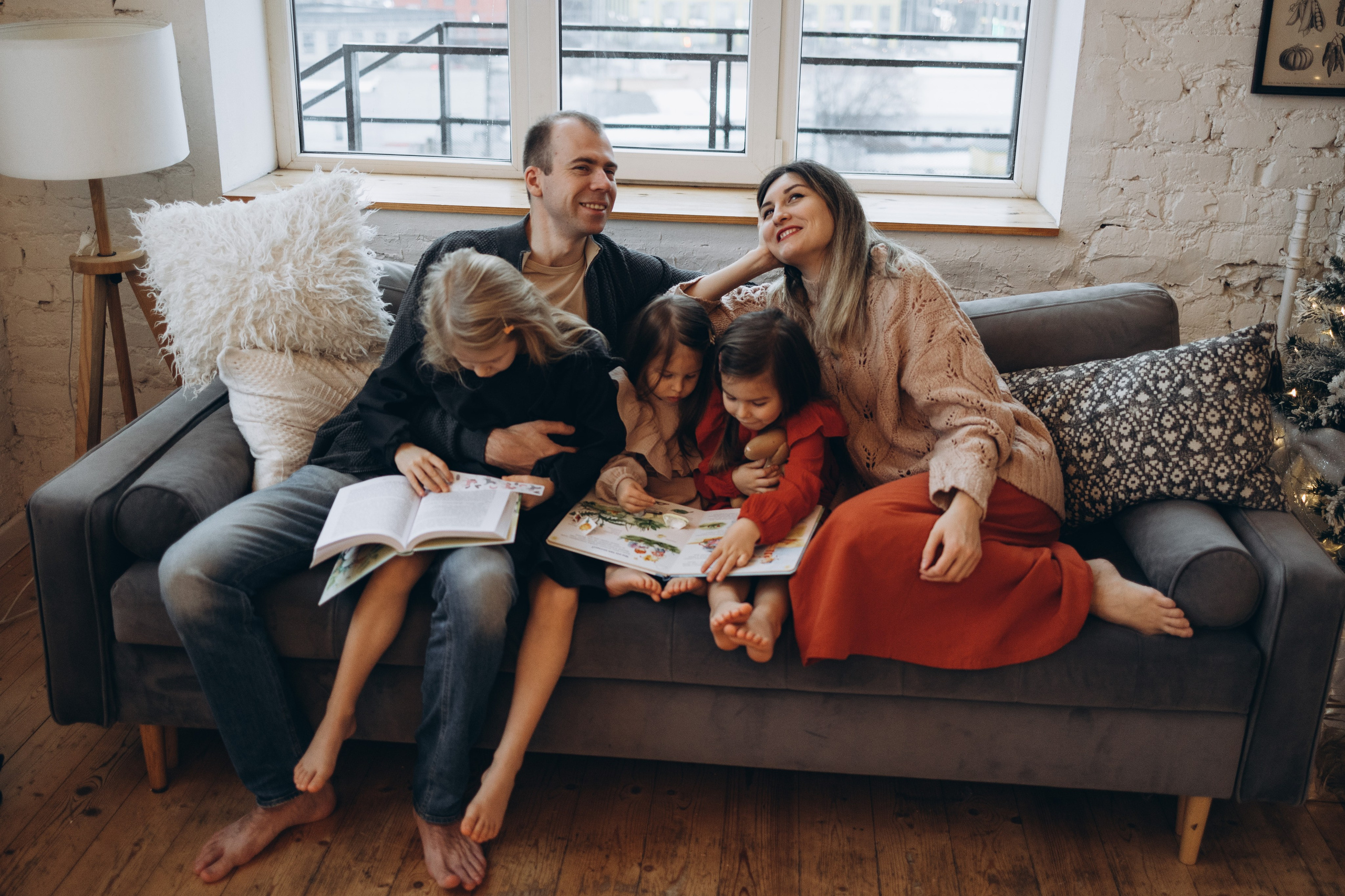 Эля, Вася, Алиса, Ева, Мира. Семейный фотограф в Москве Виктория Ястребинская