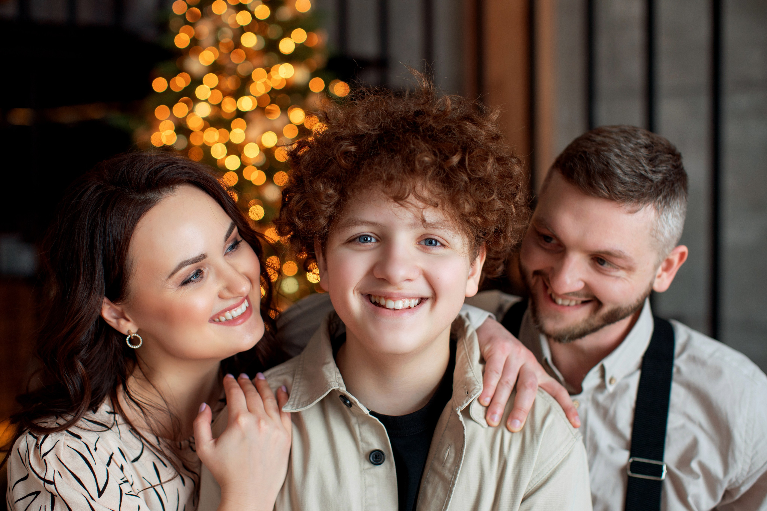 Семейная фотосессия в студии и дома Спб портфолио Насти Околот