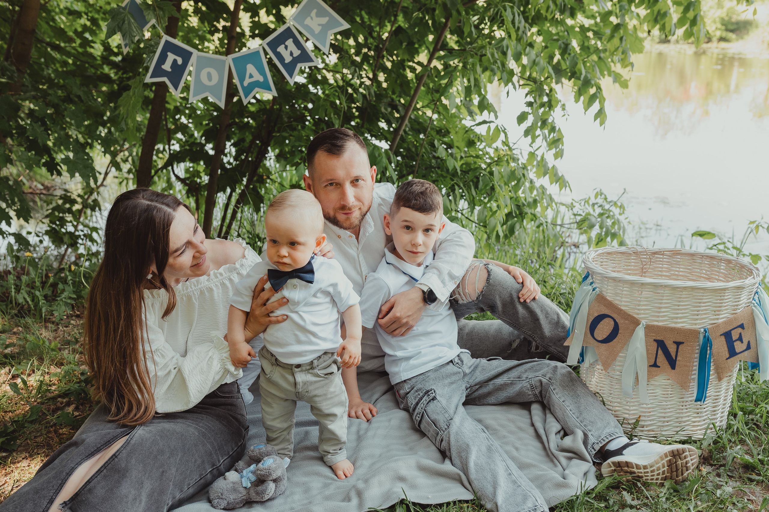 Степе годик. Семейный и домашний фотограф в Москве и МО Королева Валерия