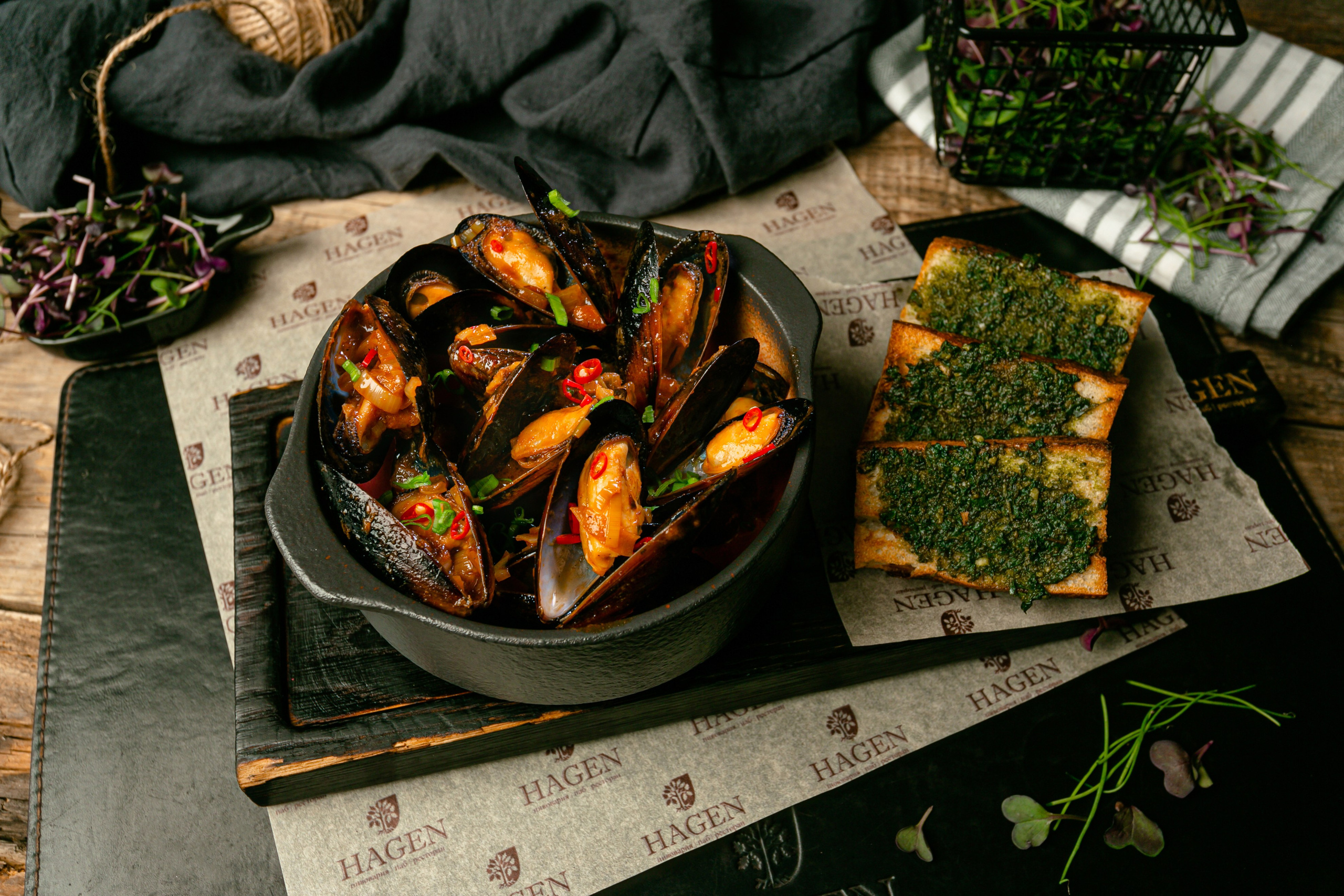 Фотосъемка меню для ресторана Хаген. Фотограф | Михаил Буш Смоленск