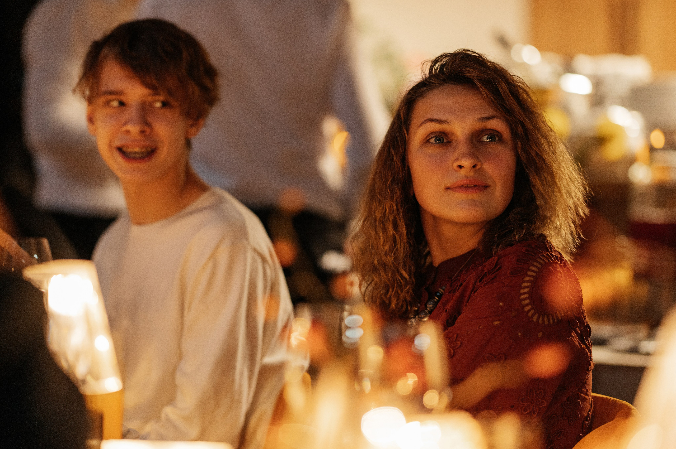 Невероятно атмосферный семейный ужин. Wedding photographer in Moscow and around the world Andrey Medvednikov