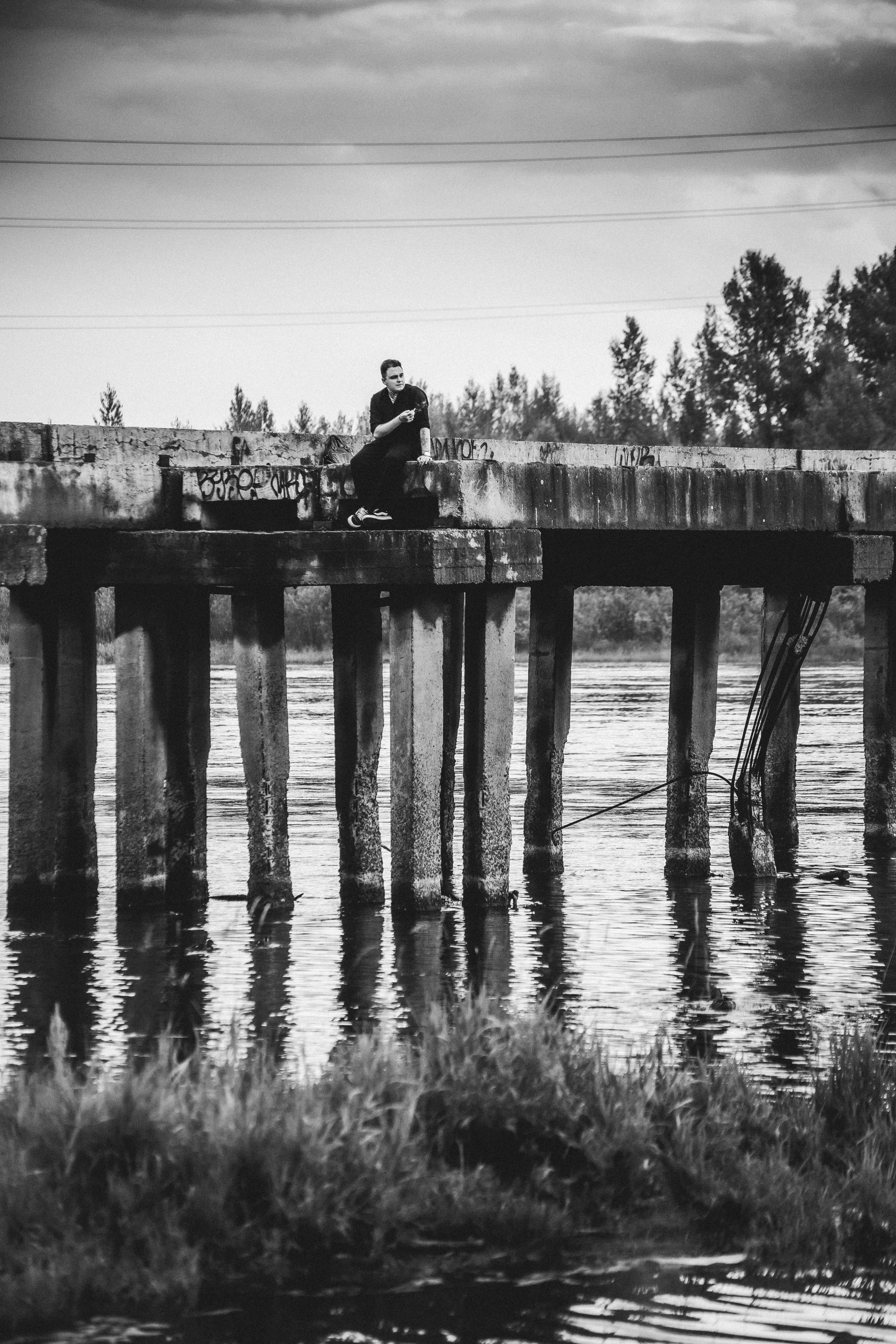 Никита. Заброшенный мост. Фотограф Регина Крикунова г. Красноярск