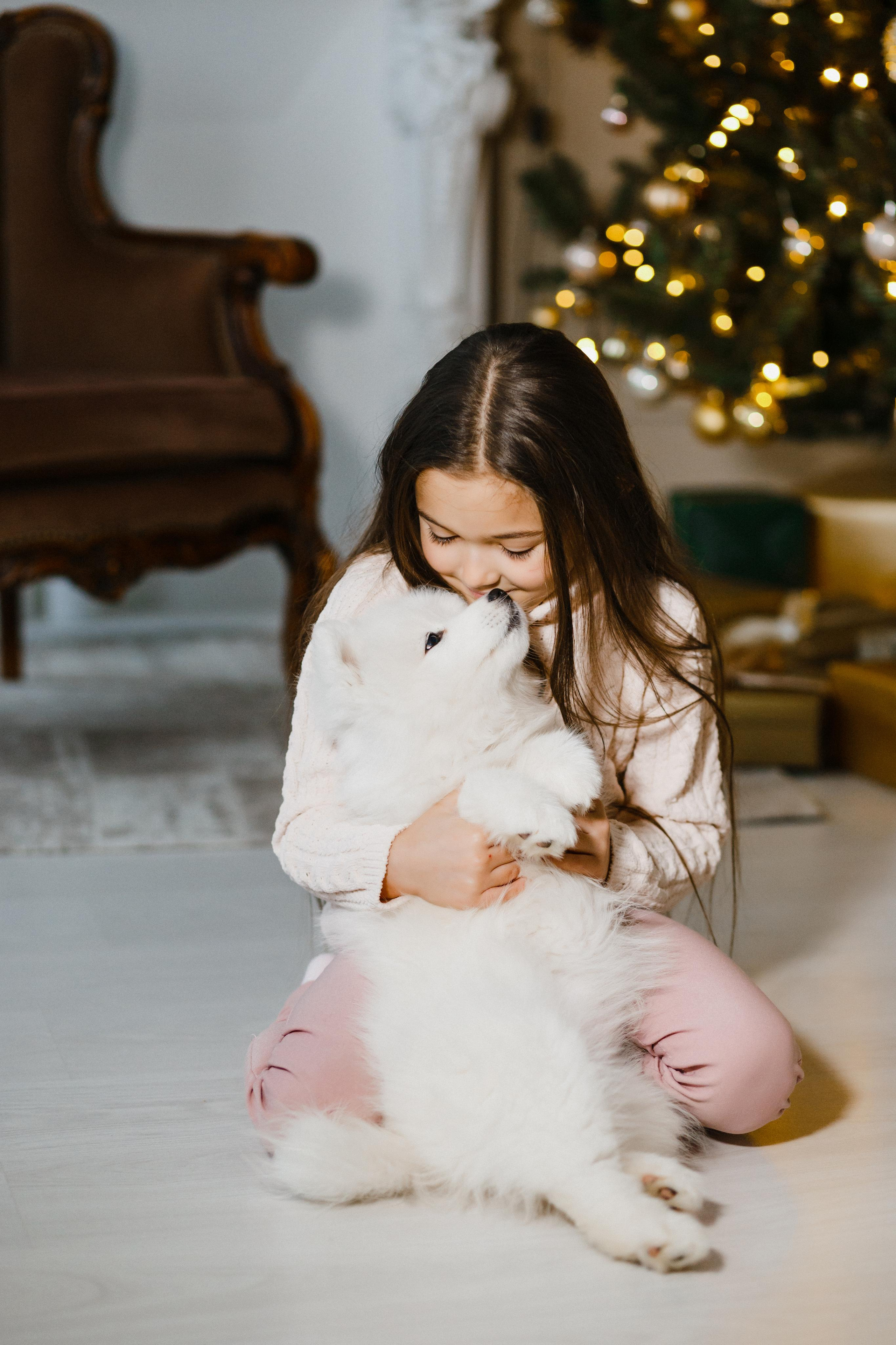 Щенки Самоед Витебск фотосессия, Детская фотосессия