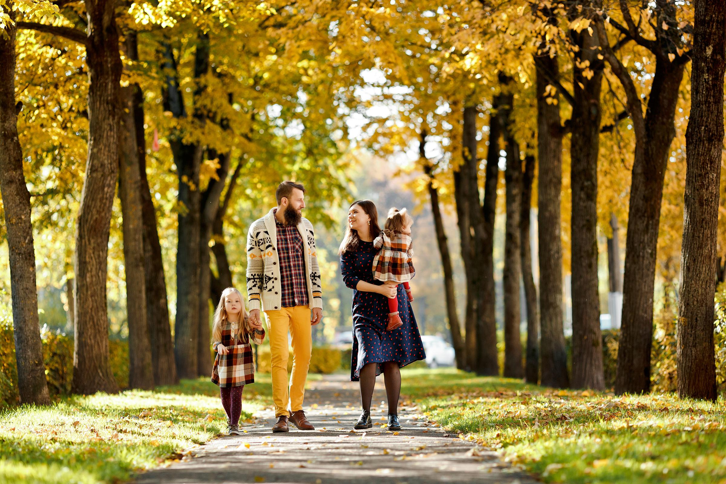 Осенняя семейная фотосессия  в Витебске и Минске