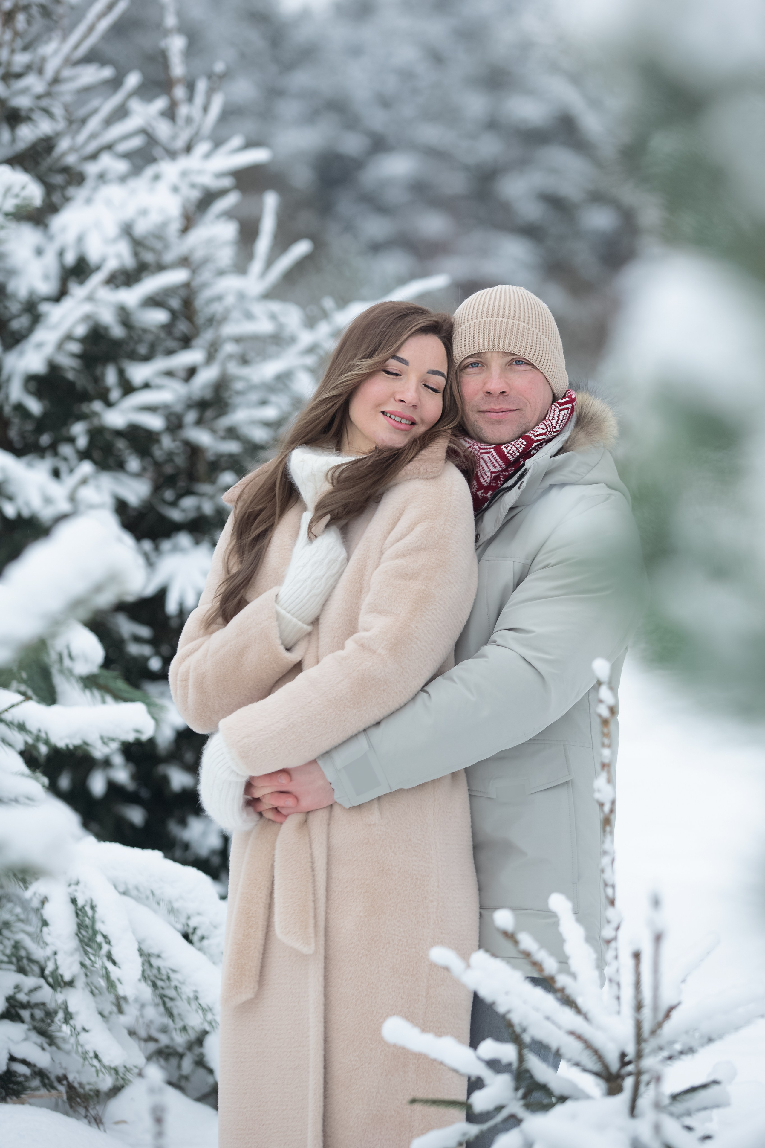 Снежный лес. Семейный и детский фотограф в Москве Юлия