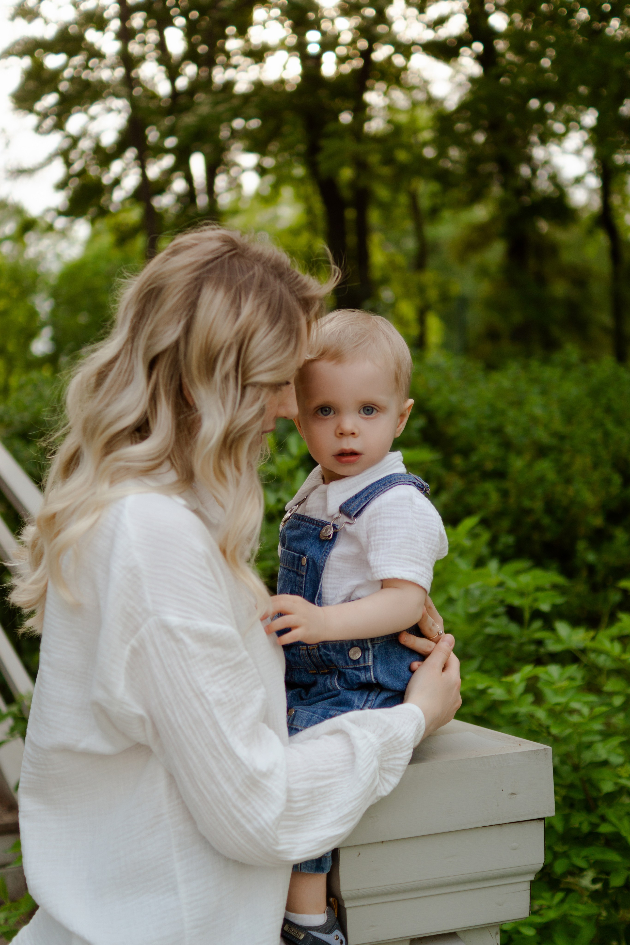 Аня с сыном Сашей