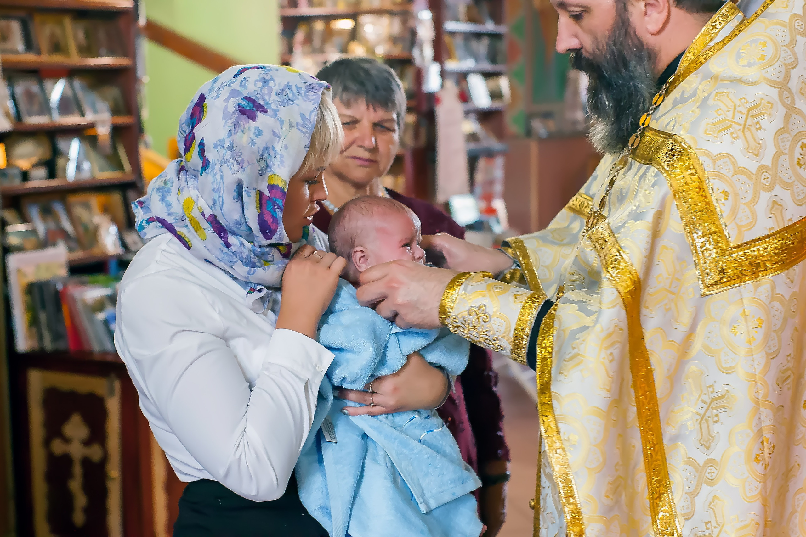 Крещение в п. Сероглазка (август 2017). Репортажная съемка в Москве и области. Анималистика