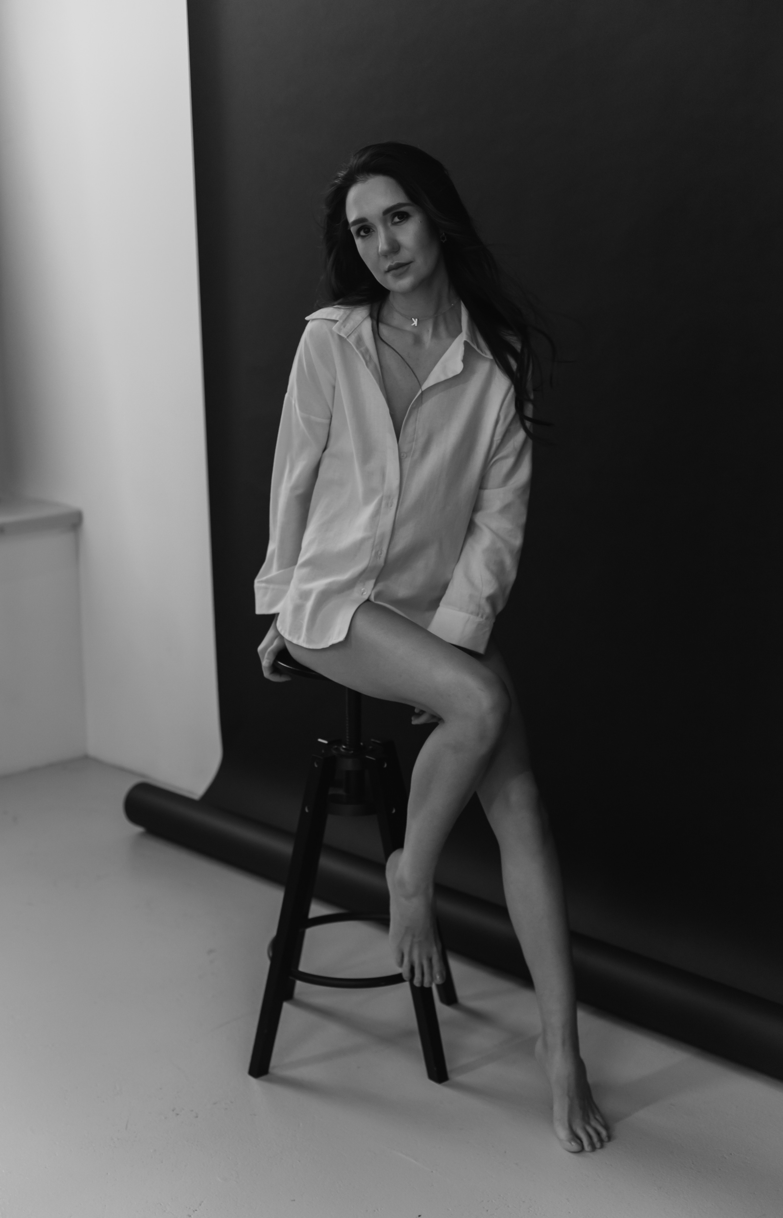 Кристина — съёмка ЧБ в стиле Питера Линдберга. Главная