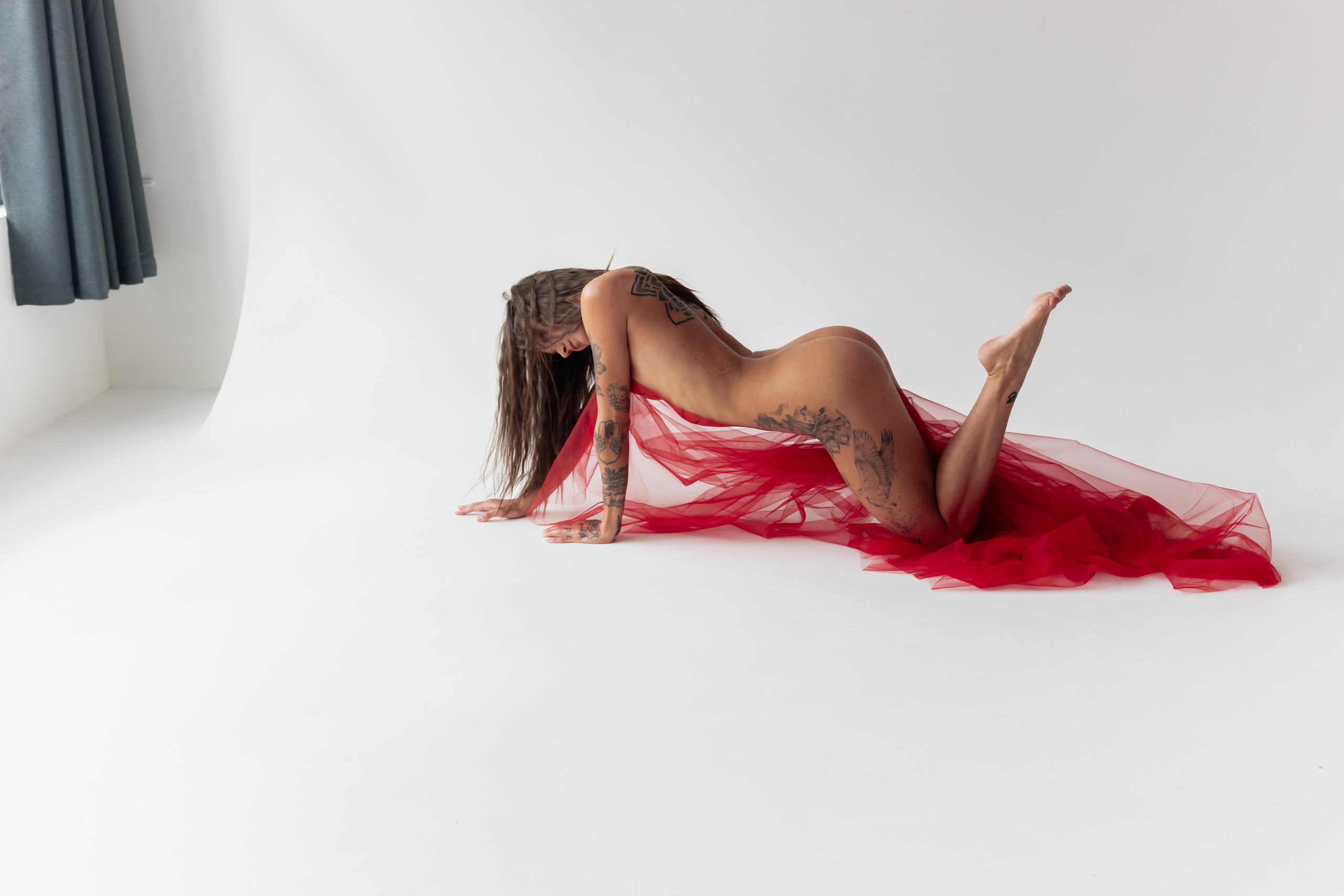 Съёмка Ню с тканями. Главная