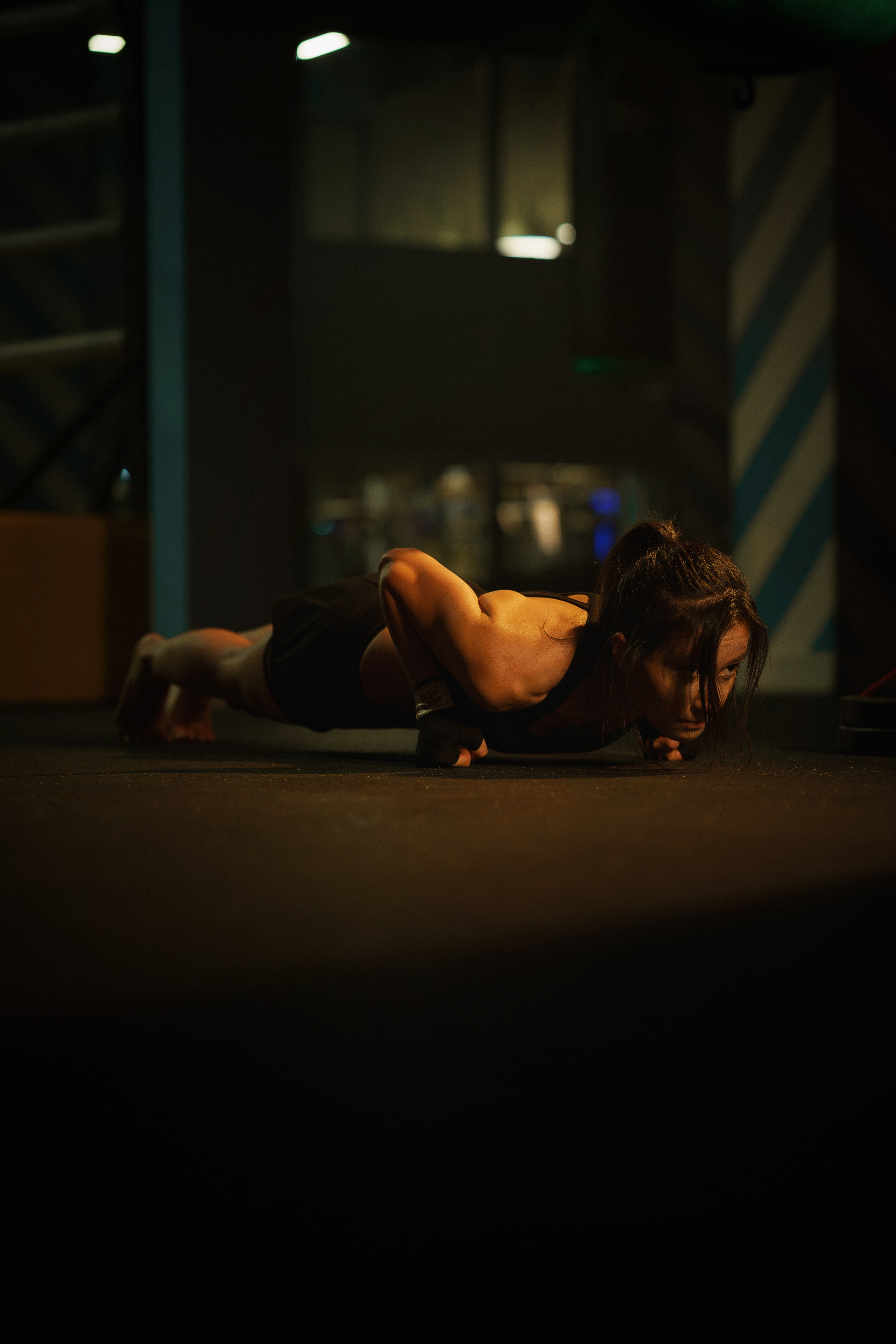 Фотосессия в боксерском зале