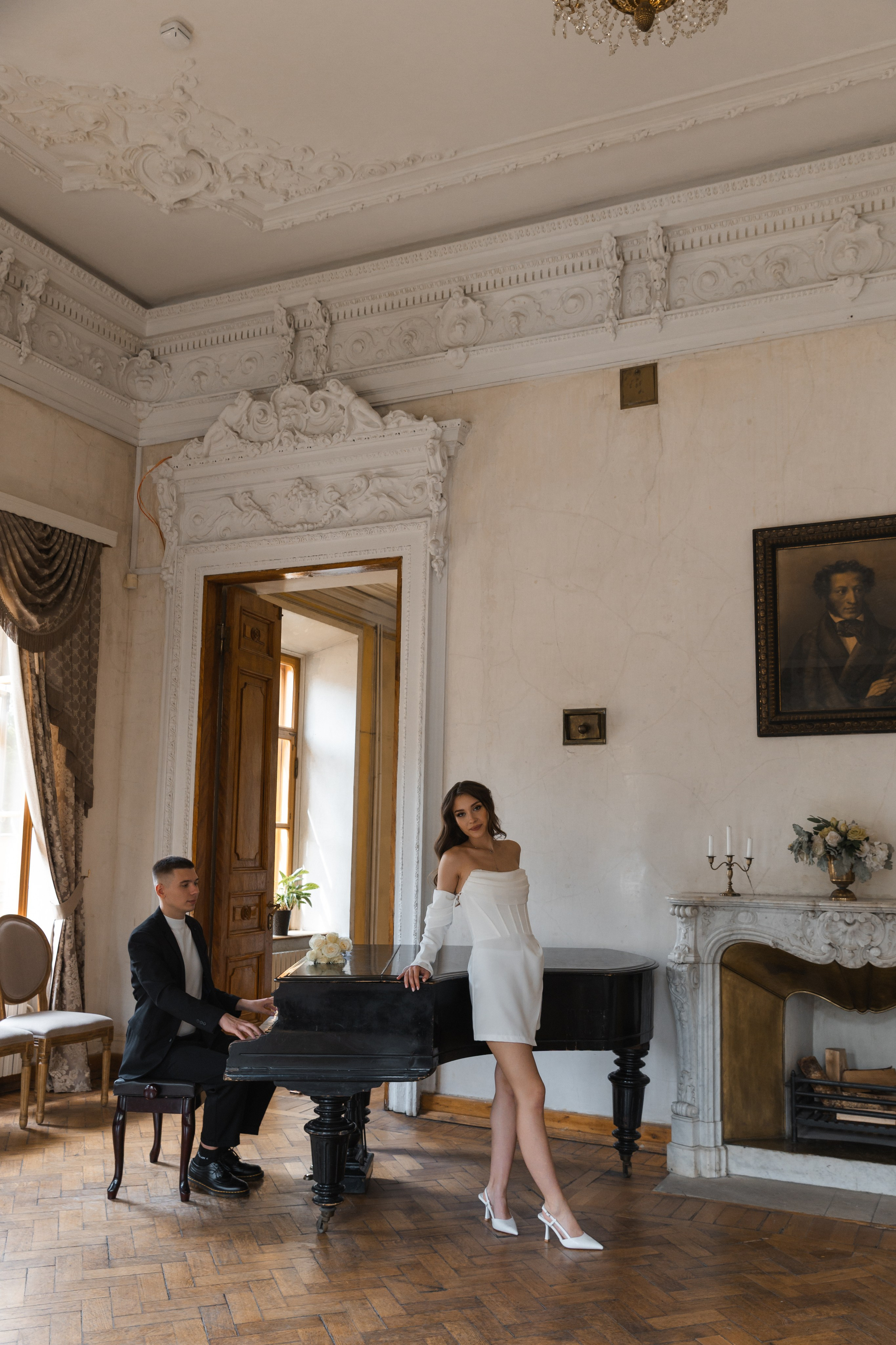 Даниил и Анастасия. Свадебная фотосессия в Библиотеке-читальне им. А. С. Пушкина. Фотограф и видеограф Анна Домашенко