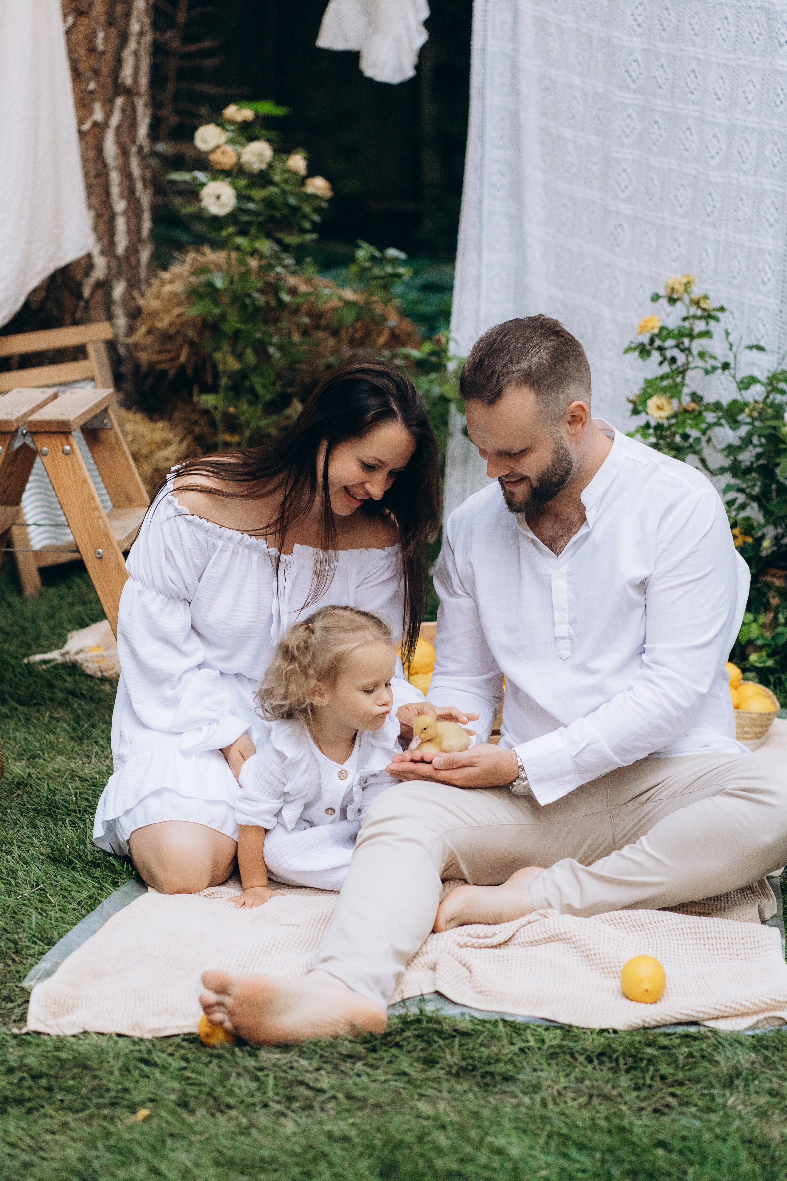 Семейная фотосессия в студии в Москве, семейный фотограф Анна Полушина. Свадебный фотограф в Москве Анна Полушина