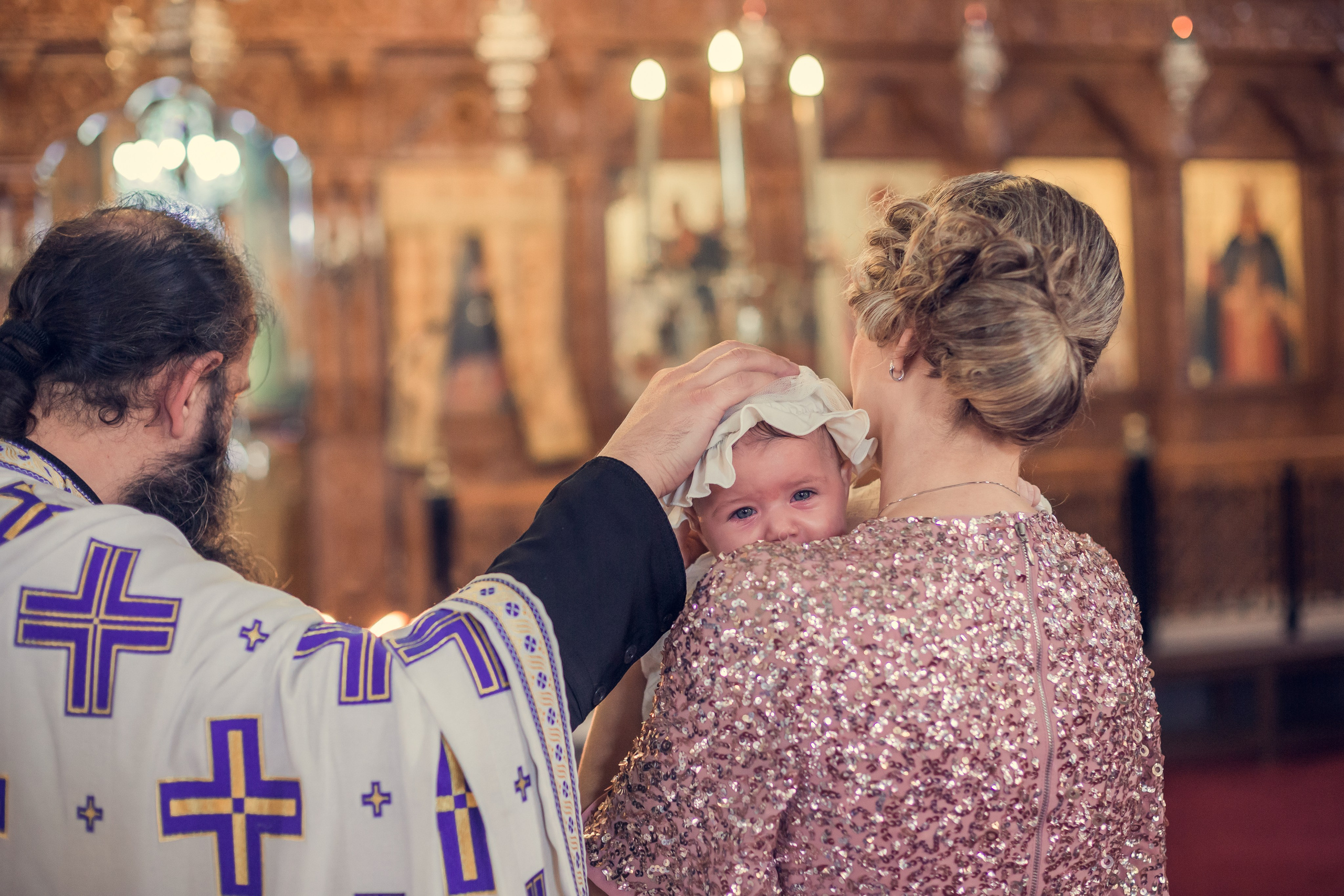 Крещение Марианны на Кипре. Семейный фотограф Николаева Ольга