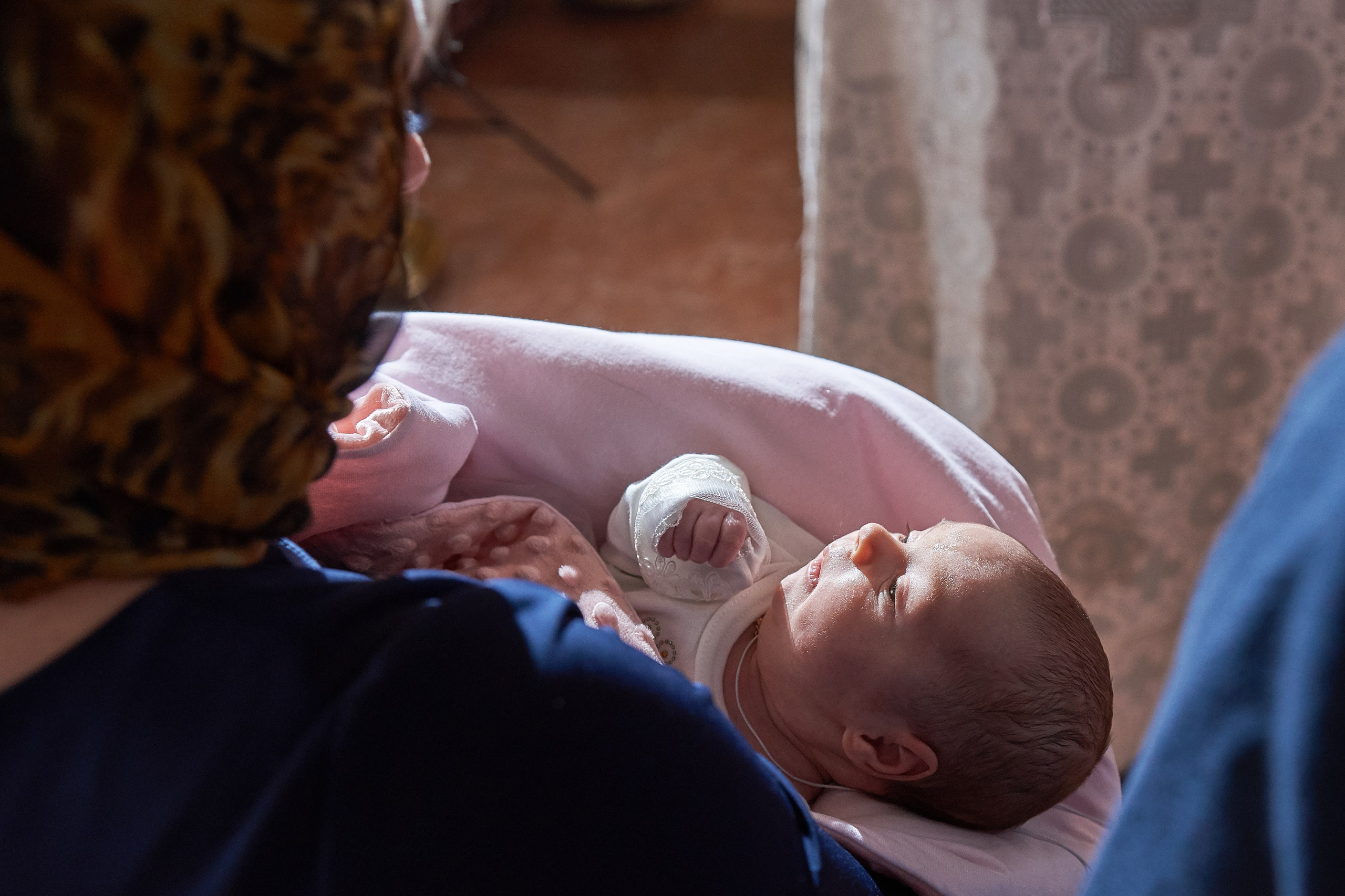 Крещение в церкви.Фотограф Владимир Артамонов