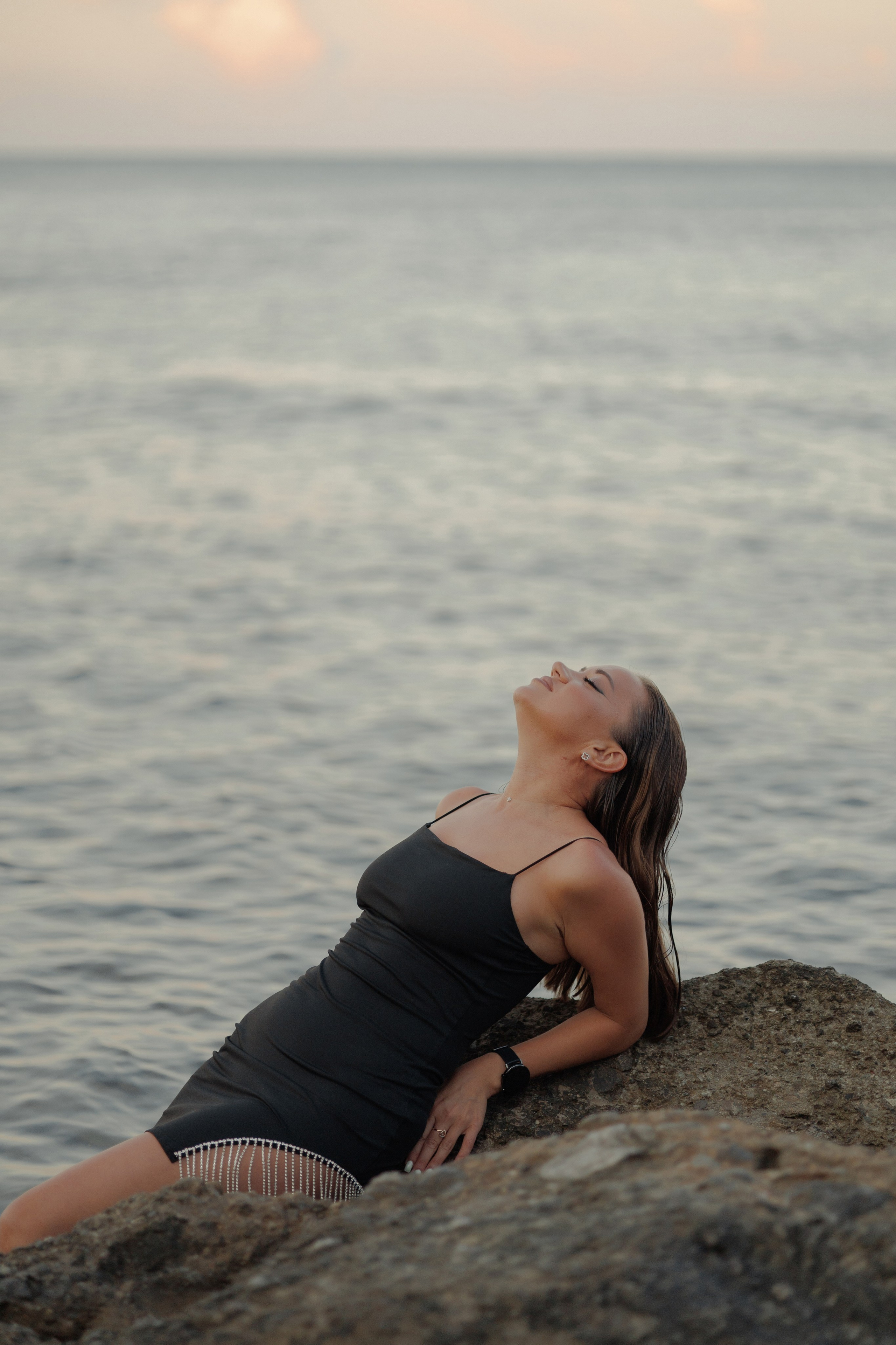 Рассвет на берегу моря. Семейный и портретный фотограф в Геленджике Любовь Бодрова