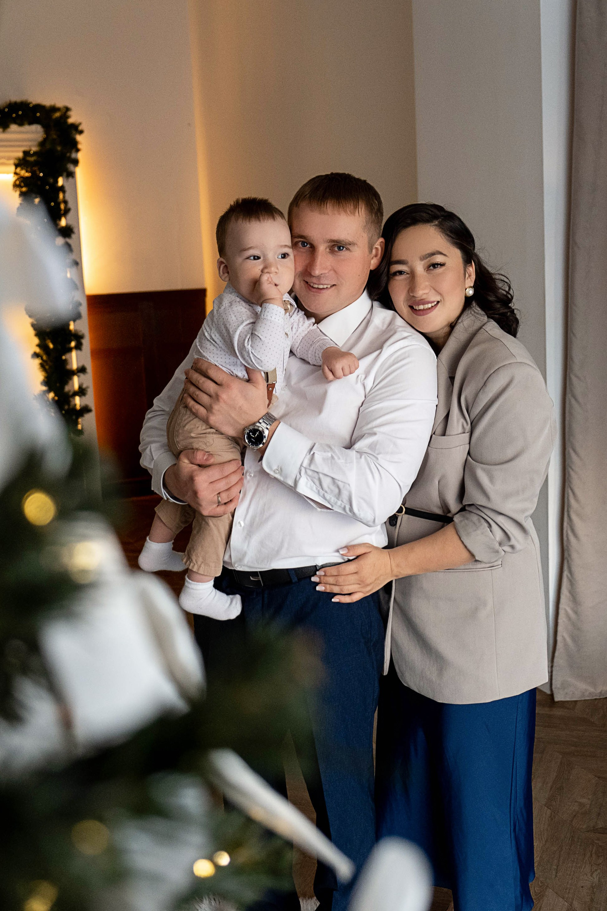 Джамиля, Юра и малыш Андрюша: Новогодняя. Свадебный и семейный фотограф в Тюмени Екатерина Дубровина