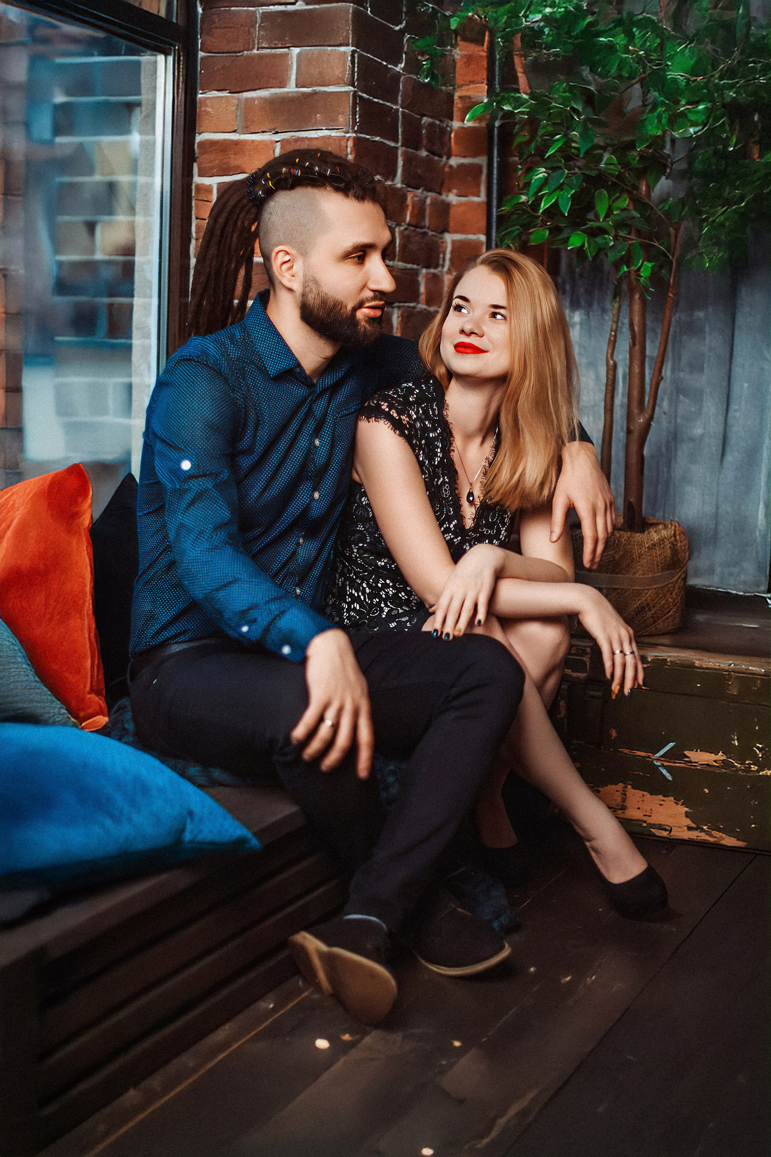 Новогодняя Love Story Виталии и Виталия. Фотограф Алиса Агафонова в Санкт-Петербурге