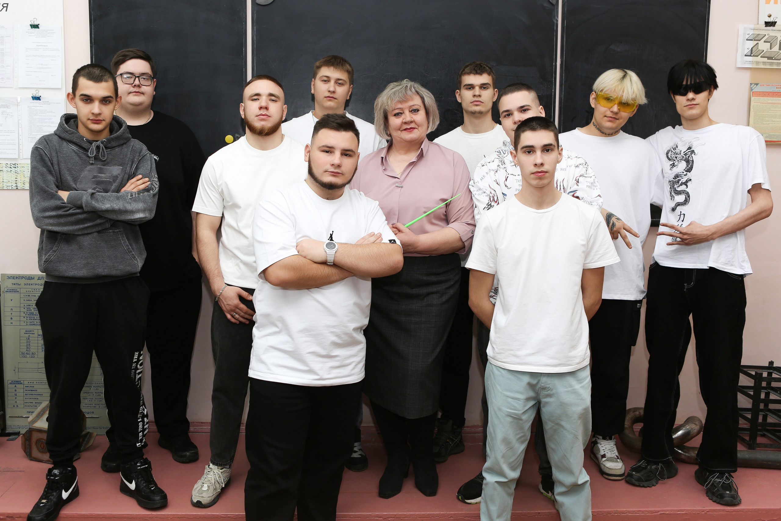 ФОТОСЕССИЯ В КЛАССЕ ДЛЯ ВЫПУСКНИКОВ СВАРОЧНОГО ПРОИЗВОДСТВА. ТВОЙ АЛЬБОМ / ТВОИ ПРАВИЛА