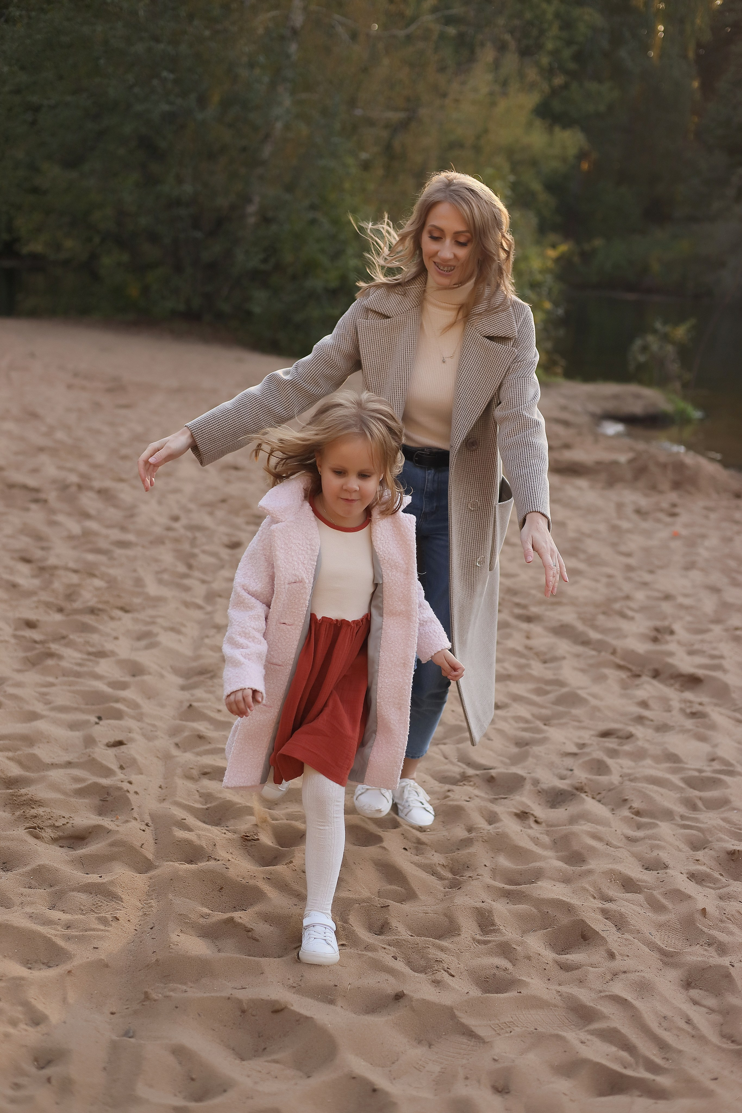 Надя, Женя и Ариана. Серебряный бор. Фотограф Москва Лара Чайка