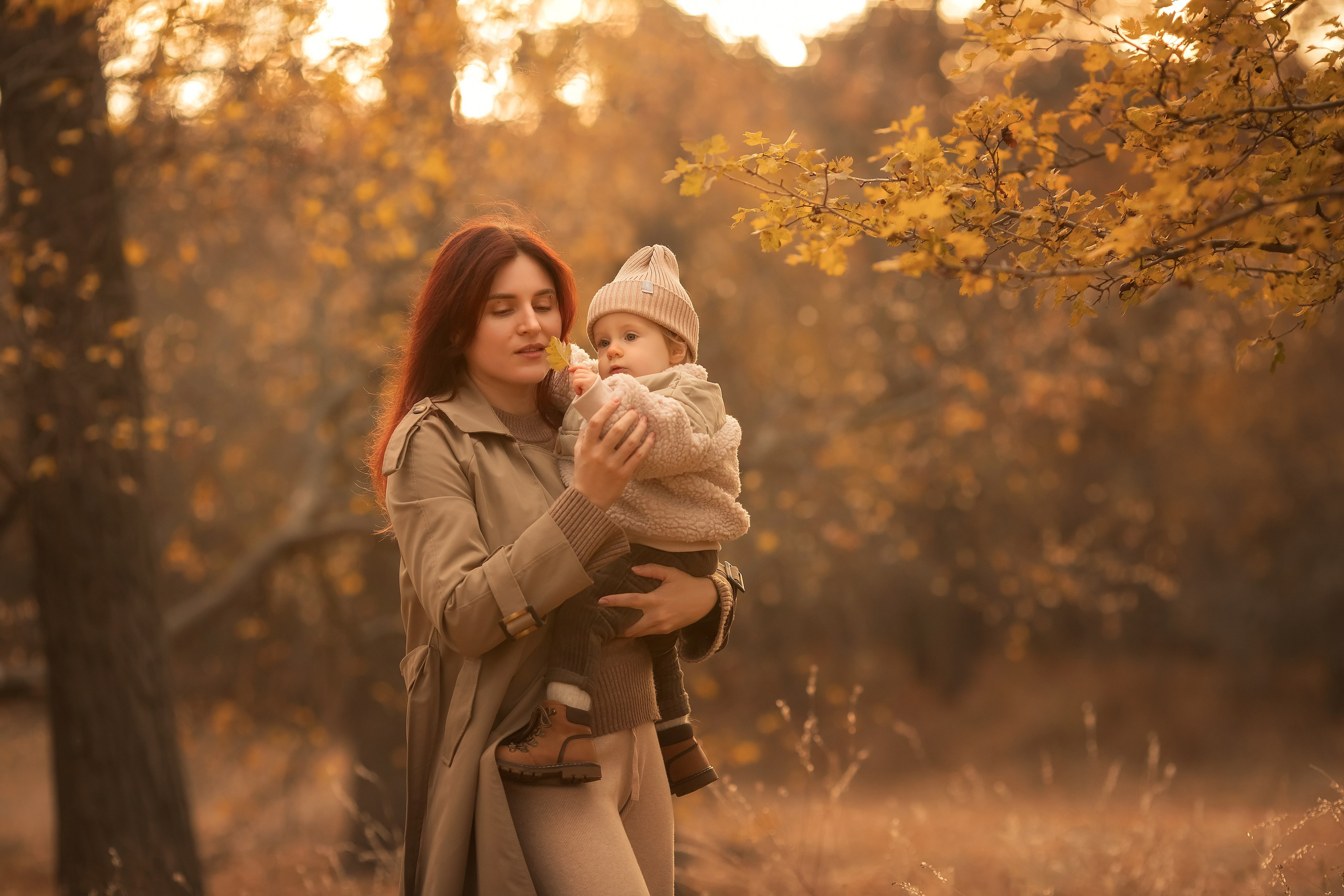 Осень в лесу. Семейный и детский фотограф в Саратове Полина Коткина