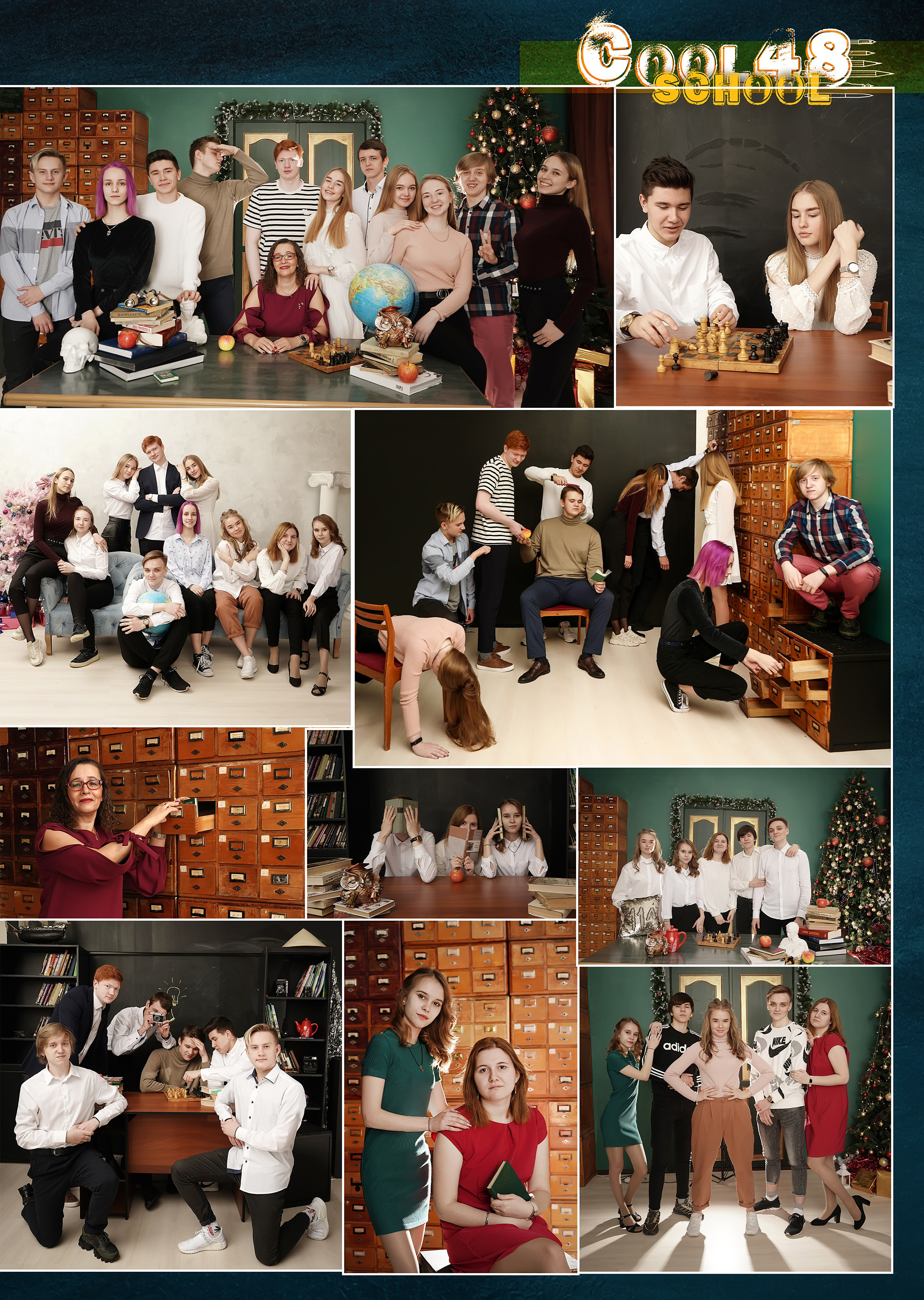 Стилизация выпускной книги в стиле глянцевого журнала. Фотограф, видеооператор Нина Коршунова