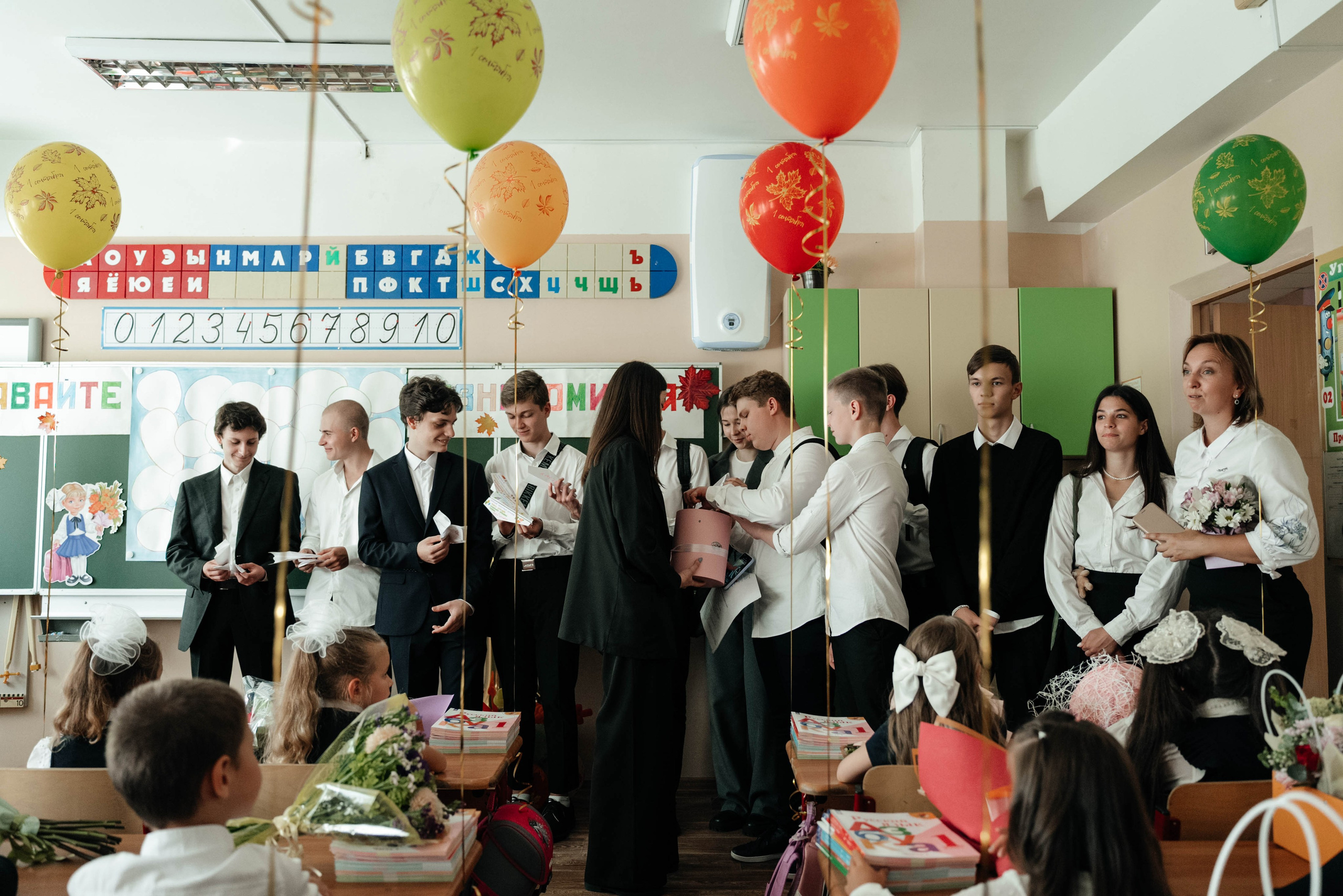 1 сентября, 1-й класс. Свадебный фотограф Москва Александра Аверкова