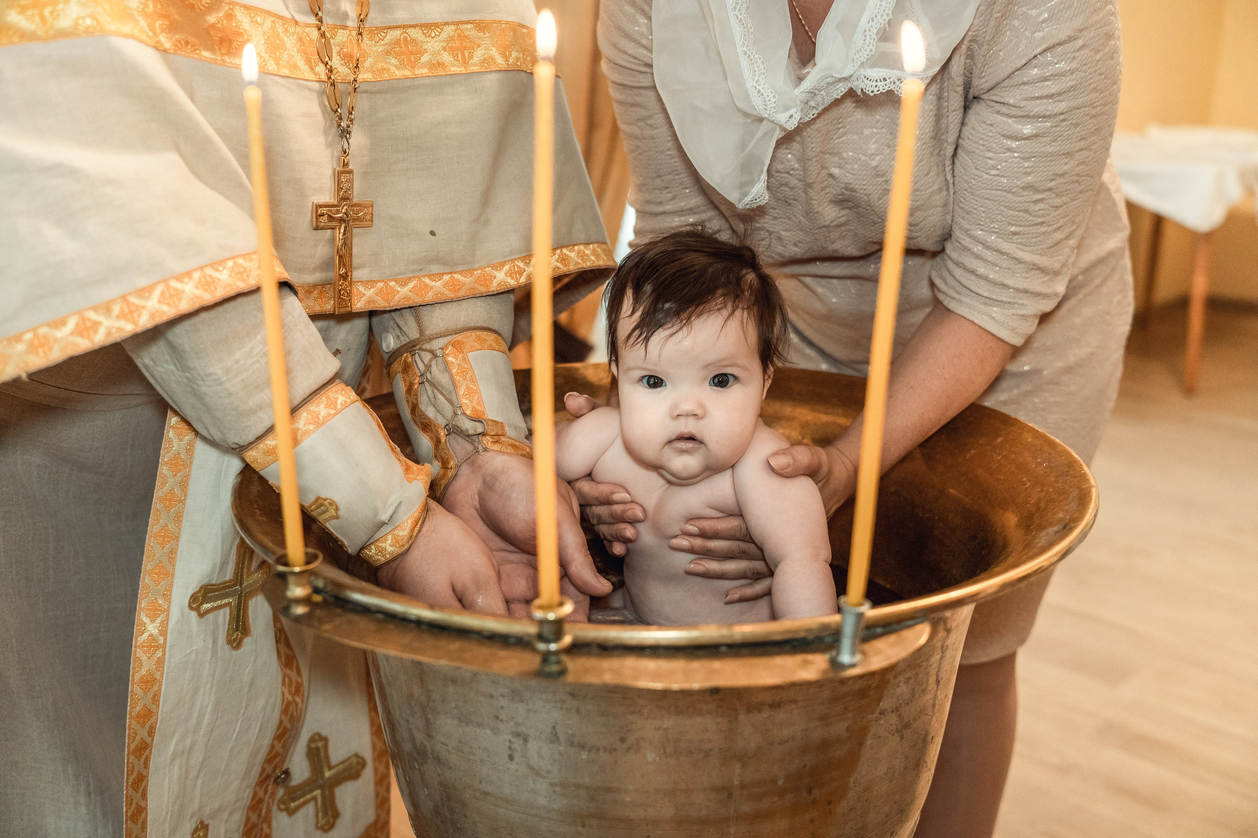 Крещение Софии в соборе Всех Святых. Фотограф на Крещение Тула и Венчание в Туле, детский и семейный фотограф