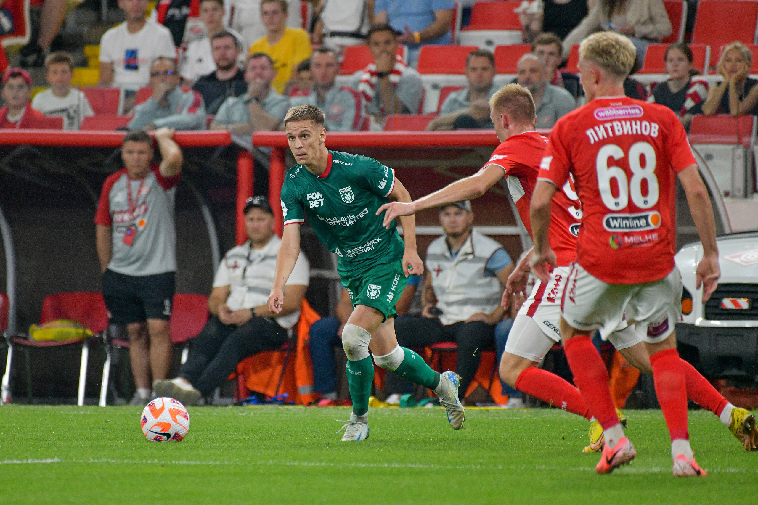 ФК «Спартак-Москва» — ФК «Рубин» 》1:0《 Чемпионат России по футболу. Российская Премьер-Лига. 7 тур. 31.08.2024 «Лукойл Арена» г. Москва. Свой взгляд через объектив