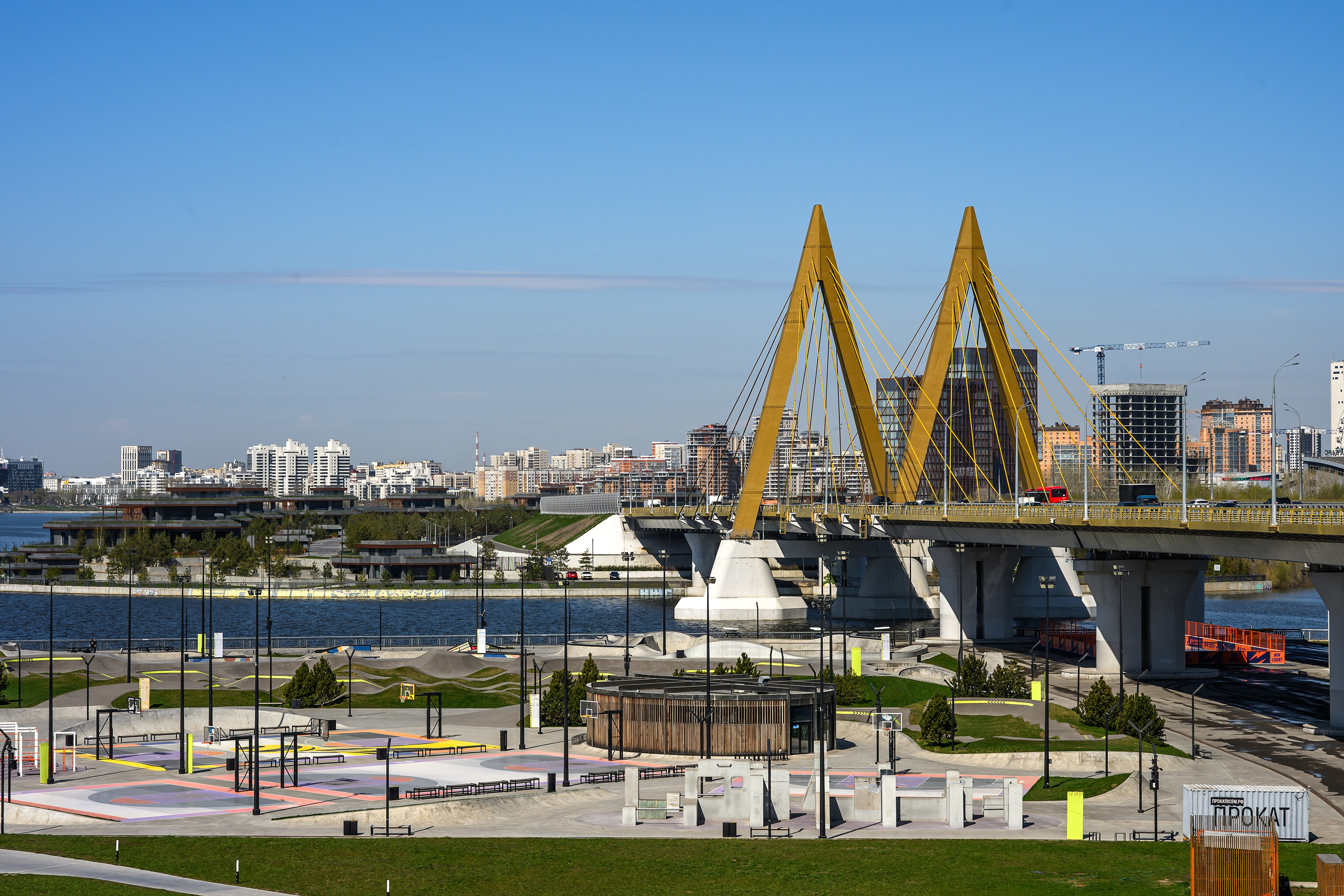 Портретная съемка у моста Миллениум и в парке URAM Казань