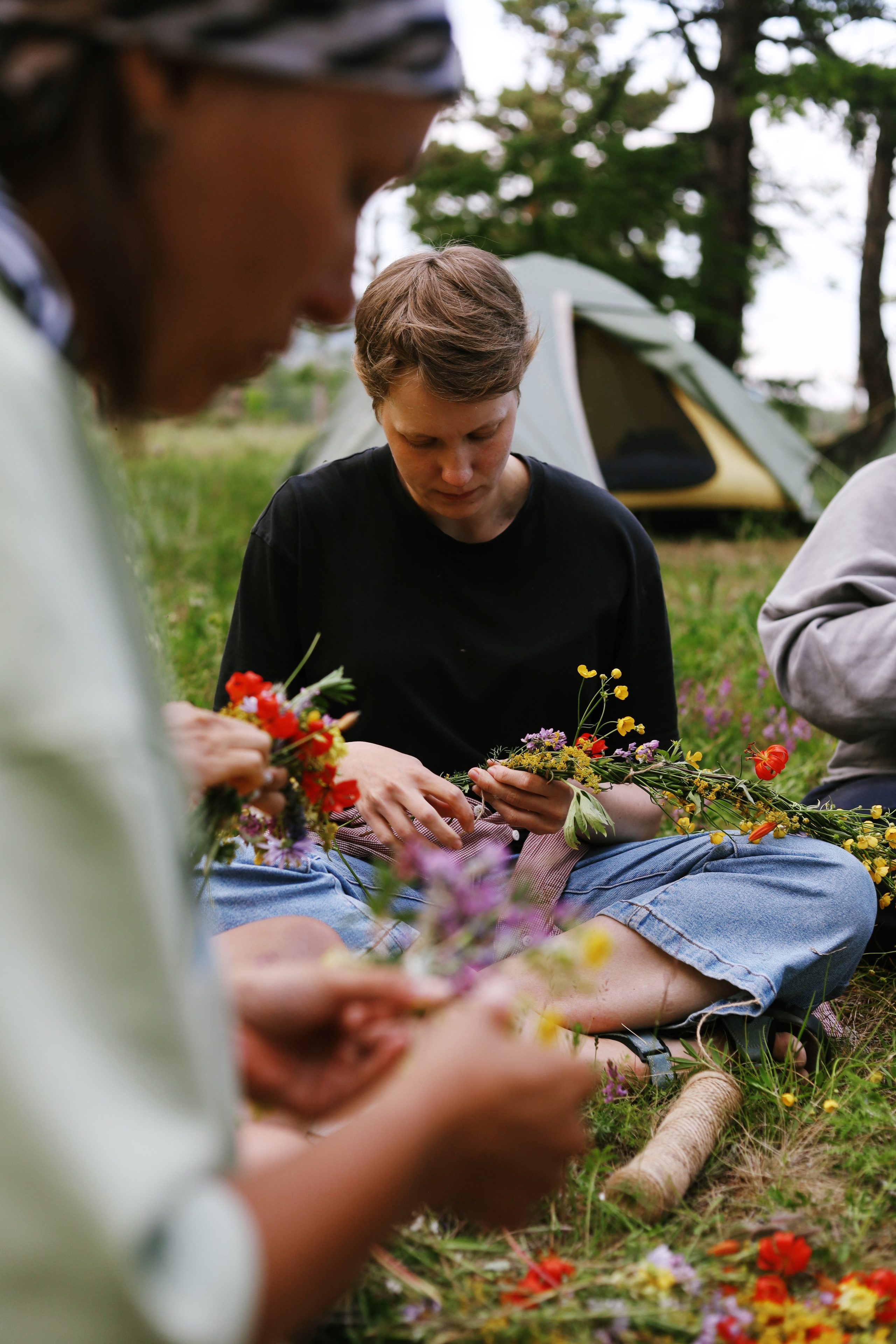 Лето 2024 / палатки. 1642 — первый лагерь для взрослых на Байкале