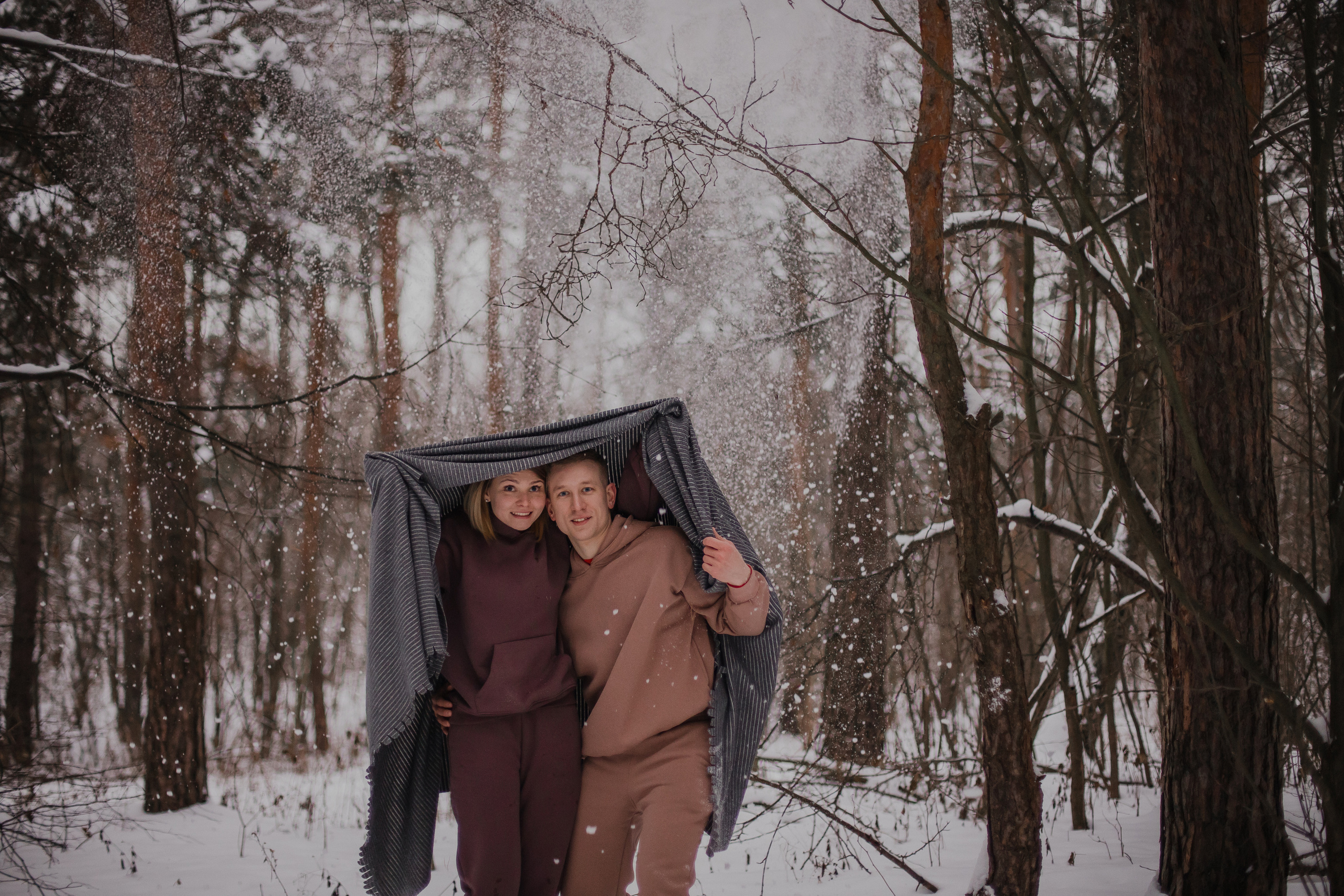 Зимняя история (2022). Свадебный и семейный фотограф в Москве Яна Шувалова