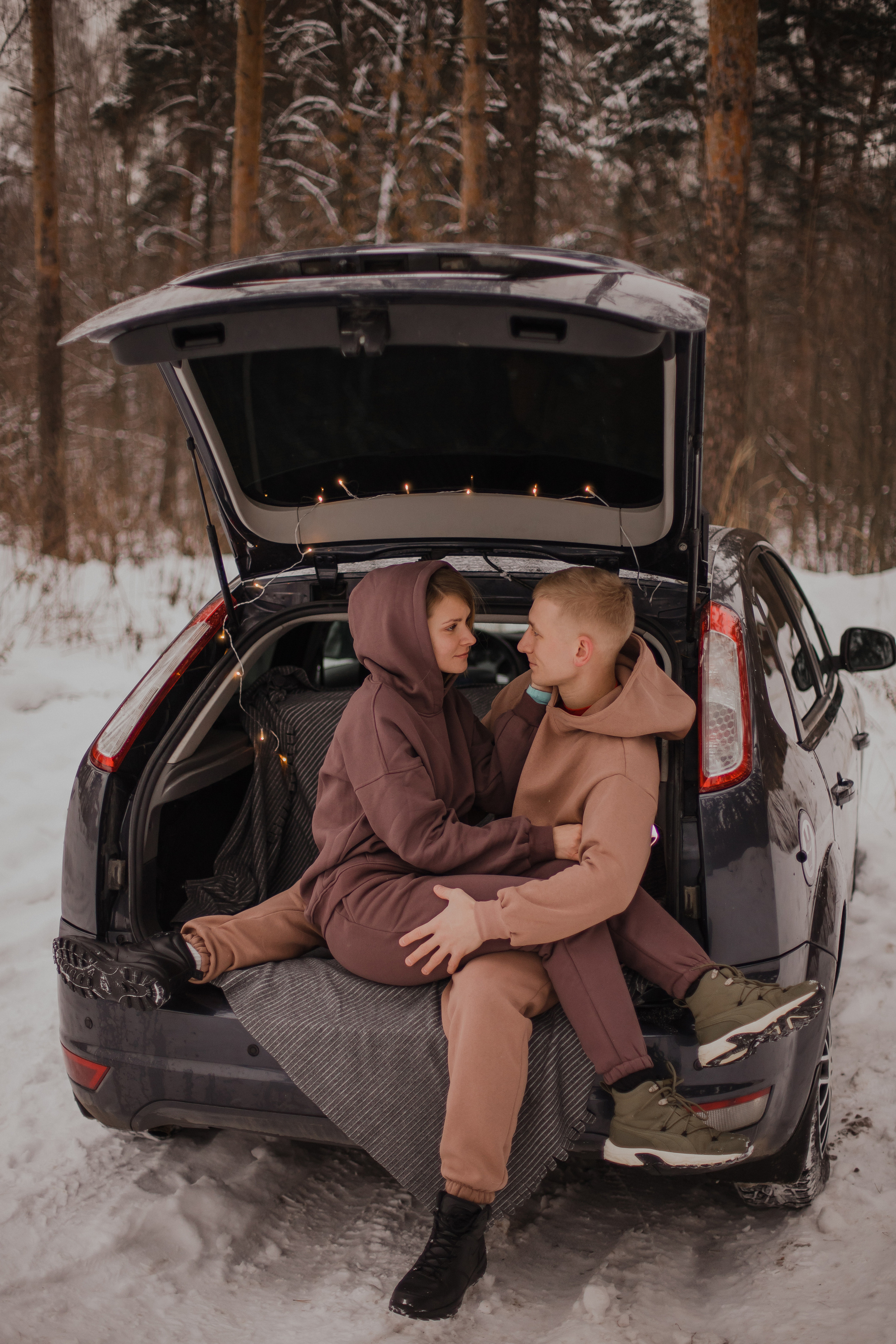 Зимняя история (2022). Свадебный и семейный фотограф в Москве Яна Шувалова