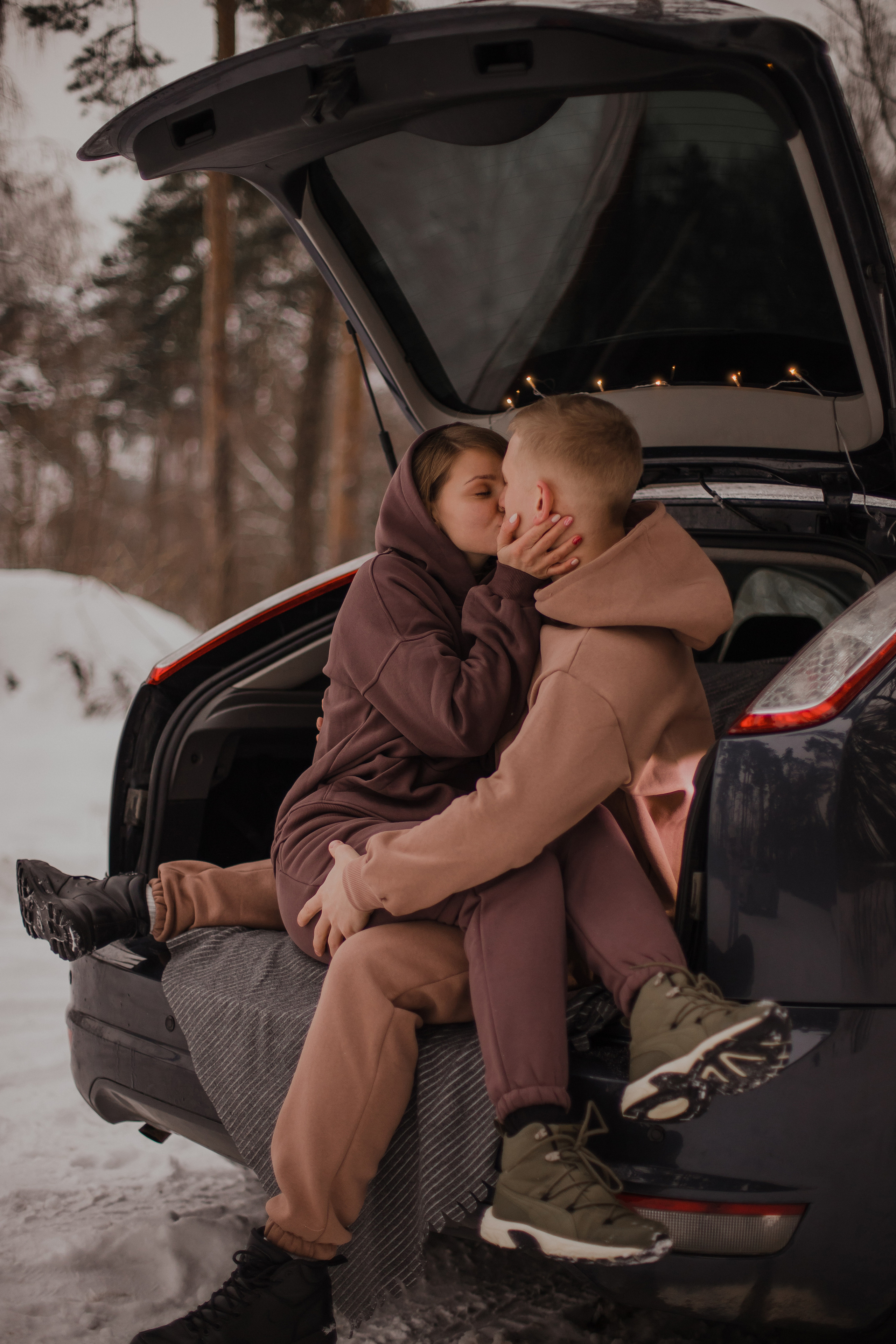 Зимняя история (2022). Свадебный и семейный фотограф в Москве Яна Шувалова